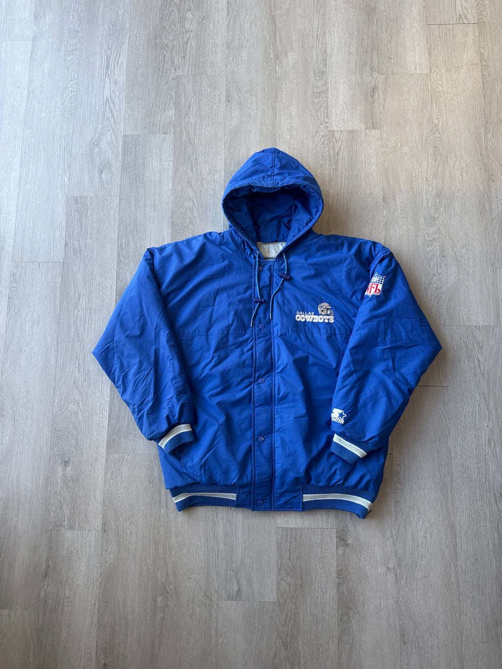 Vintage 90s Starter Dallas Cowboys Puffer Jacket