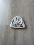 Supreme New Era Metallic Arc Grey Beanie