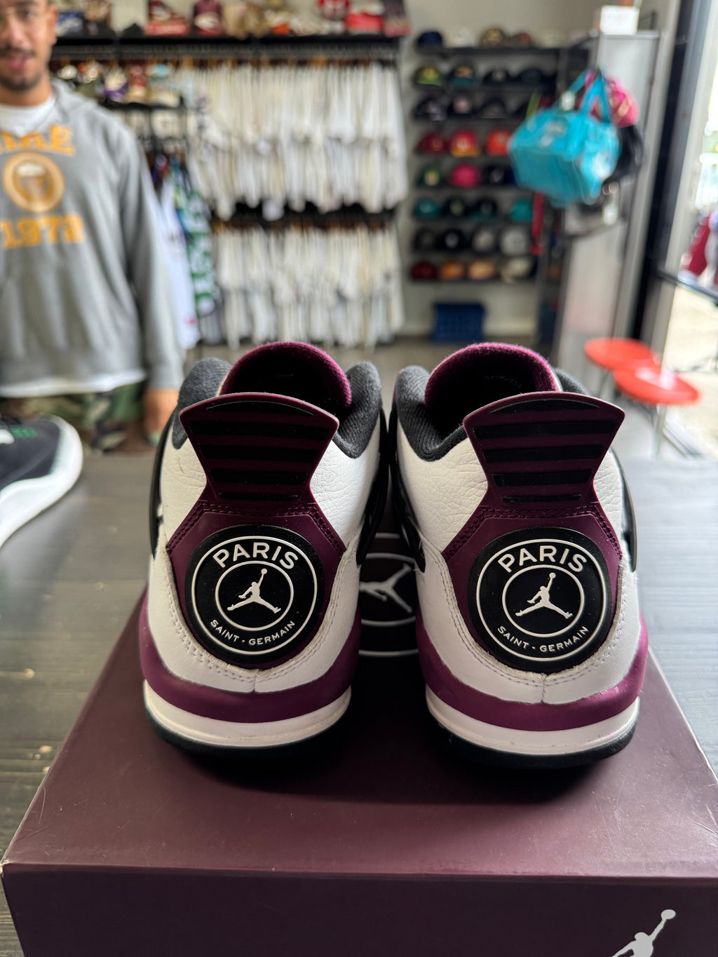 Pre-owned Jordan Retro 4 PSG Paris Saint German