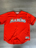 Miami Marlins Majestic Cool Base alternate baseball jersey