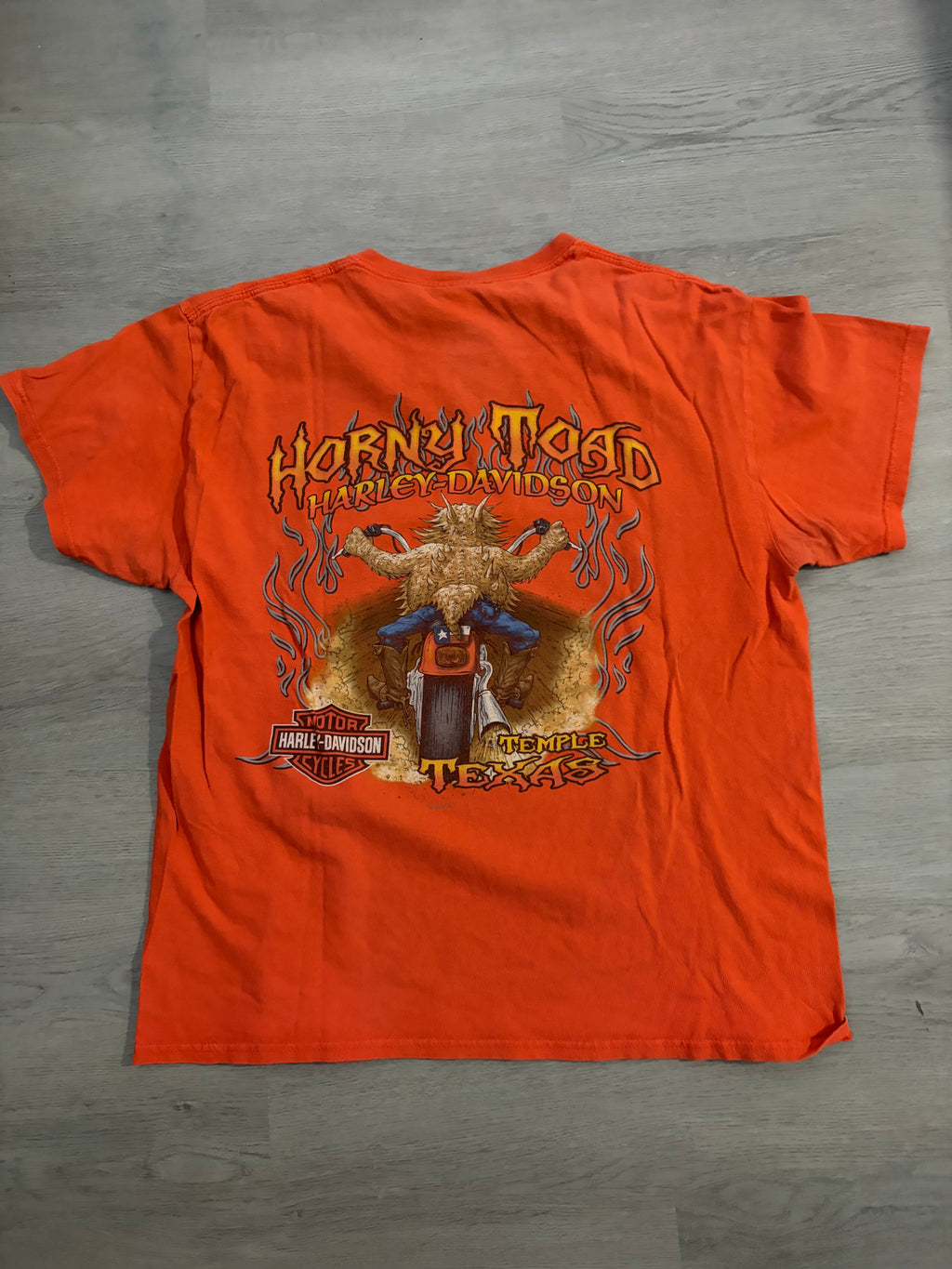 Vintage Horny Toad Harley Davidson Texas Tee