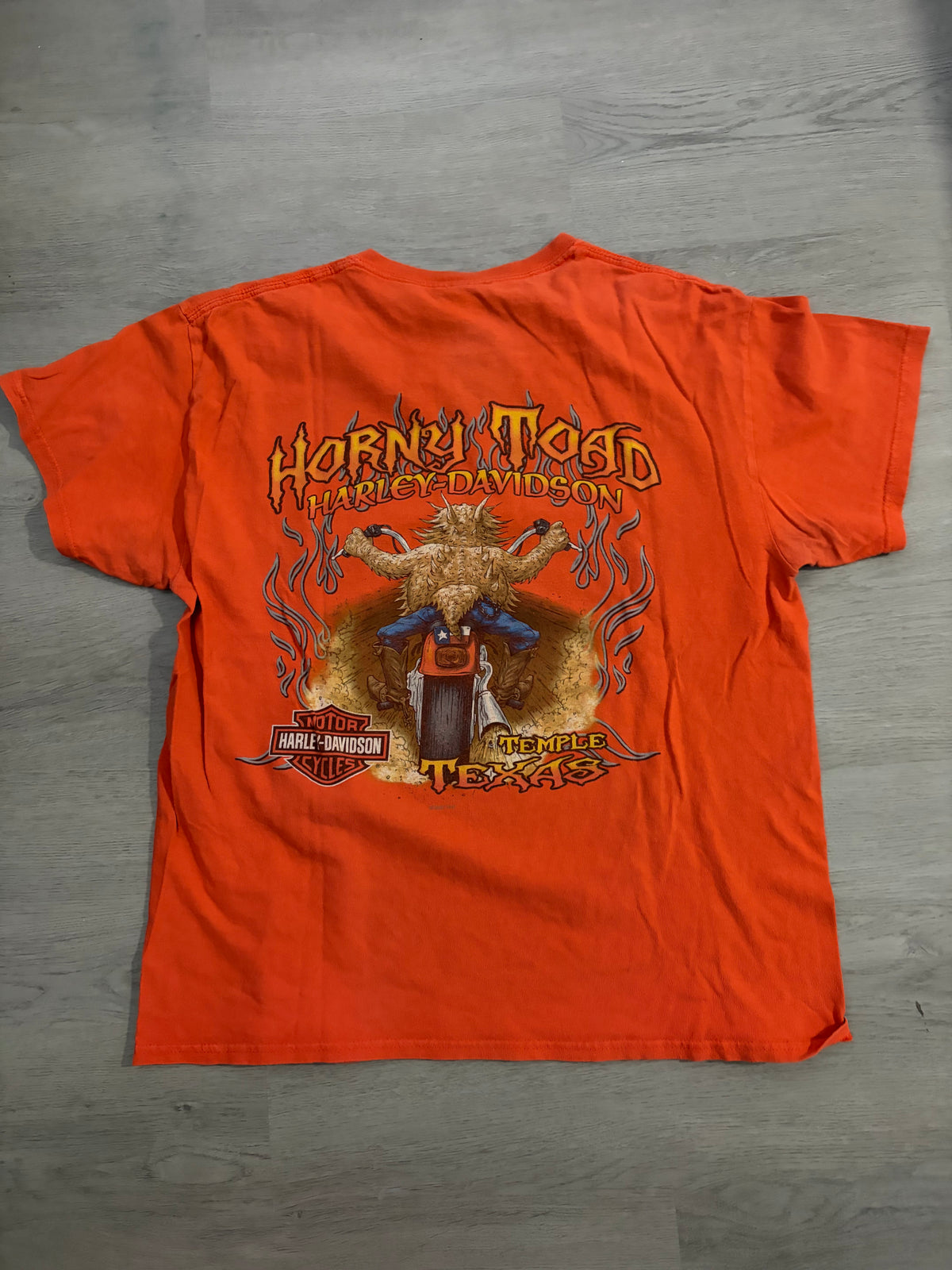 Vintage Horny Toad Harley Davidson Texas Tee