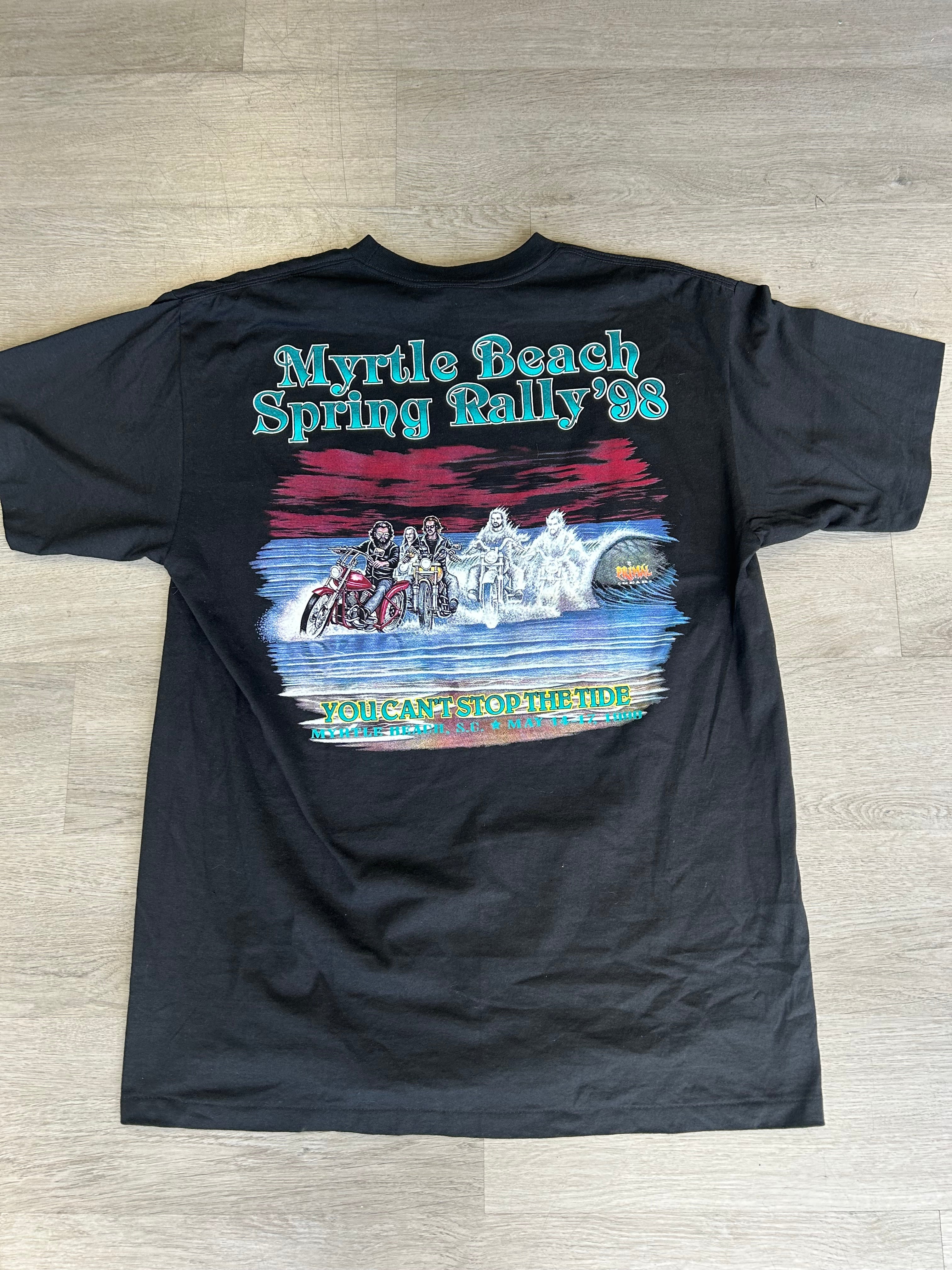 Vintage 1998 Myrtle Beach Spring Rally Tee