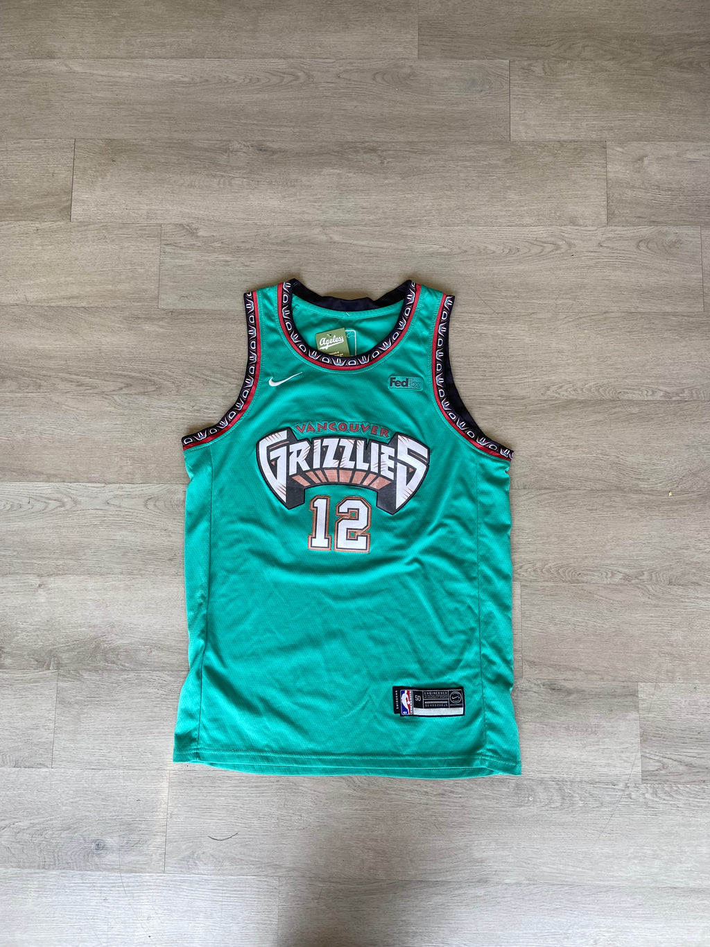 Nike Swingman Ja Morant Vancouver Memphis Grizzlies #12 Throwback City Jersey
