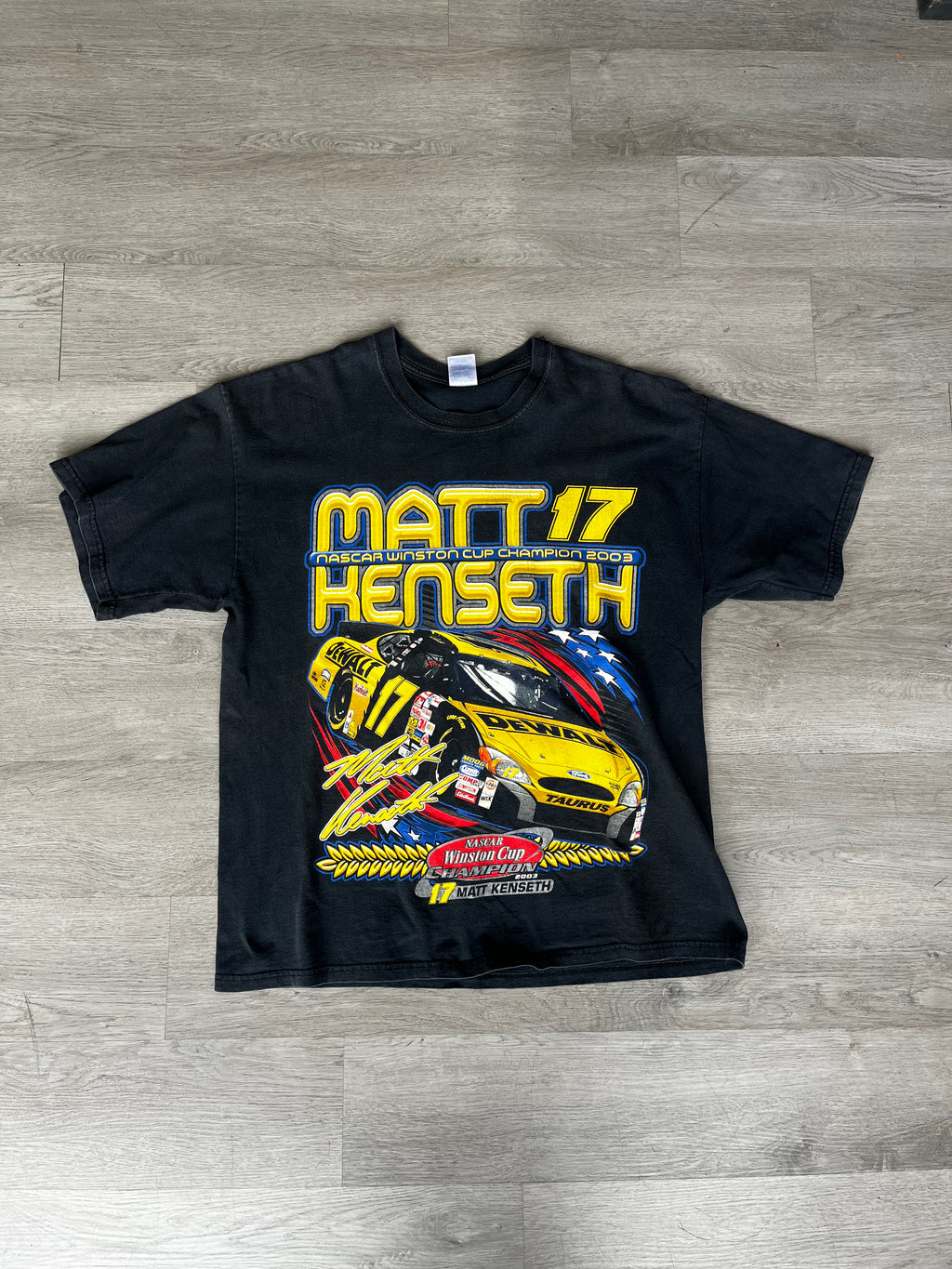 Vintage NASCAR Matt Kenseth 2003 Winston Cup Champion Tee