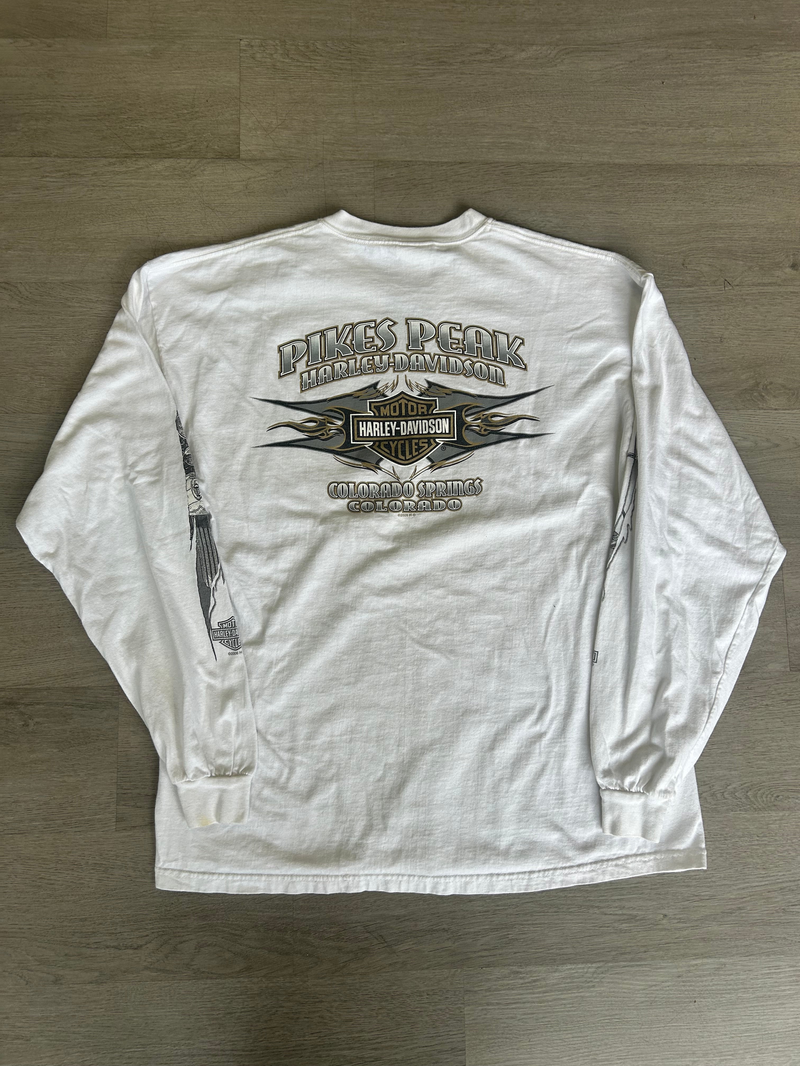 Vintage Harley Davidson Colorado  Springs Longsleeve Tee