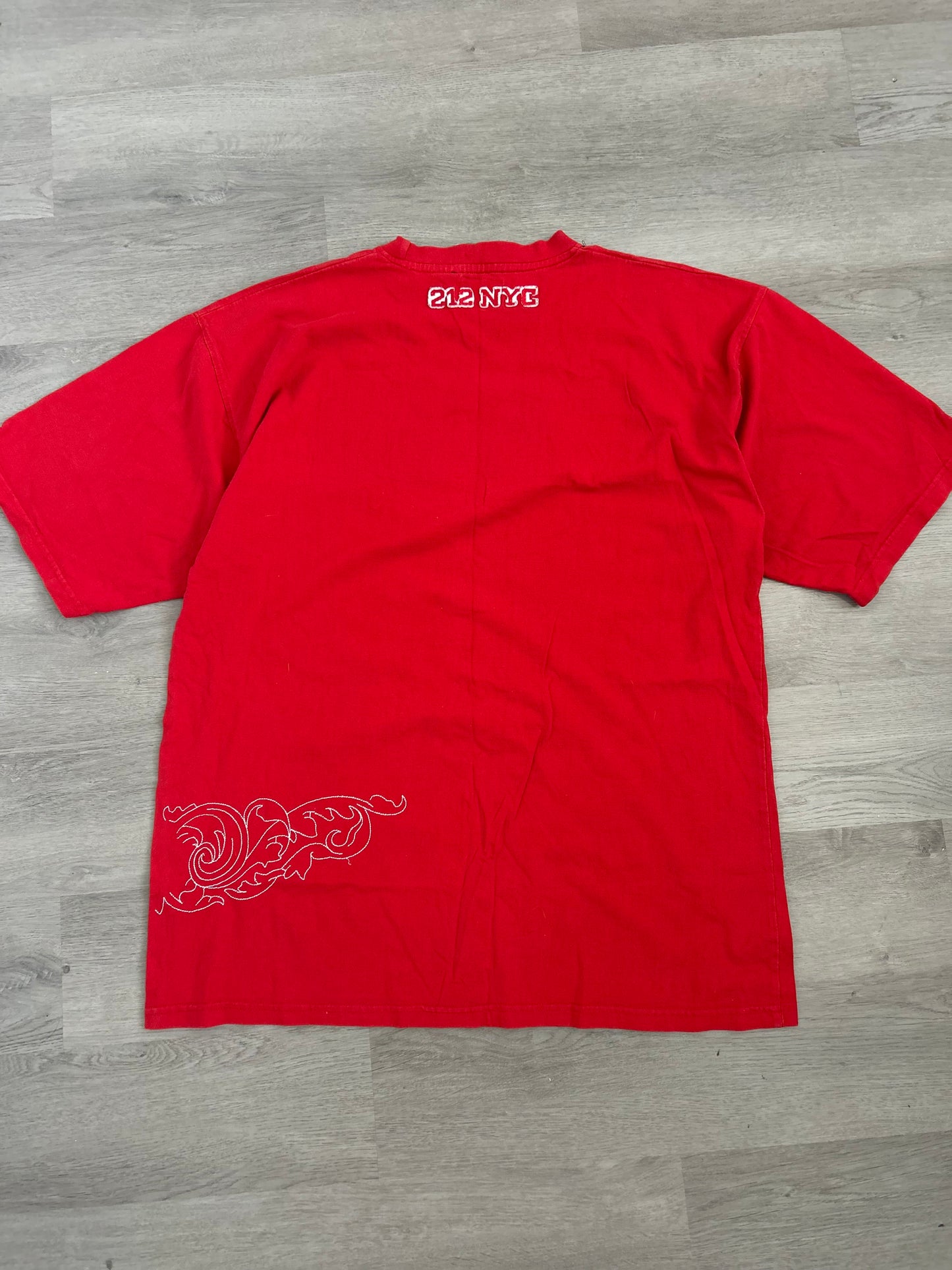 Y2K Red 212 NYC Tee
