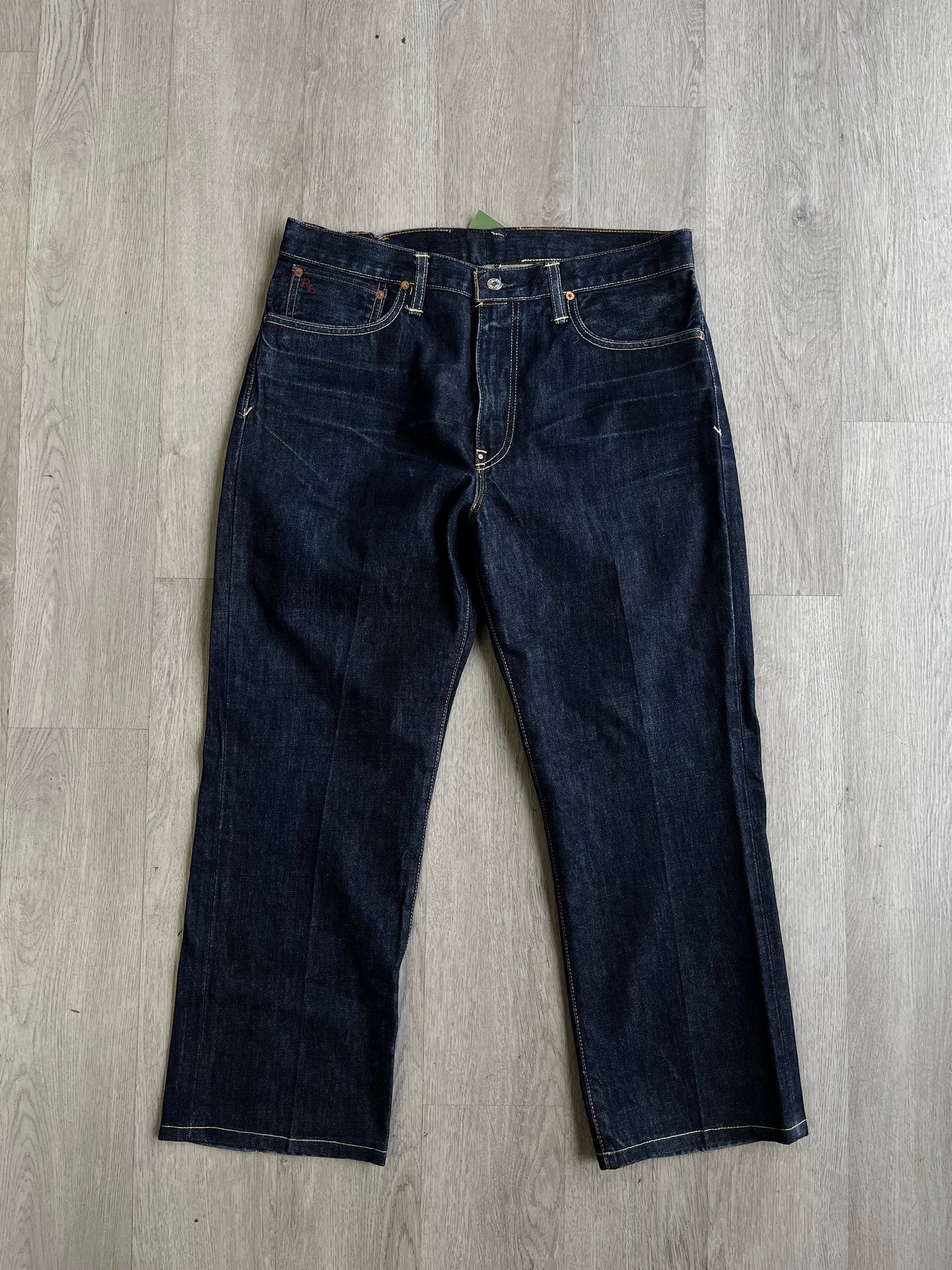 Ralph Lauren Classic Fit Dark Raw Wash Jeans