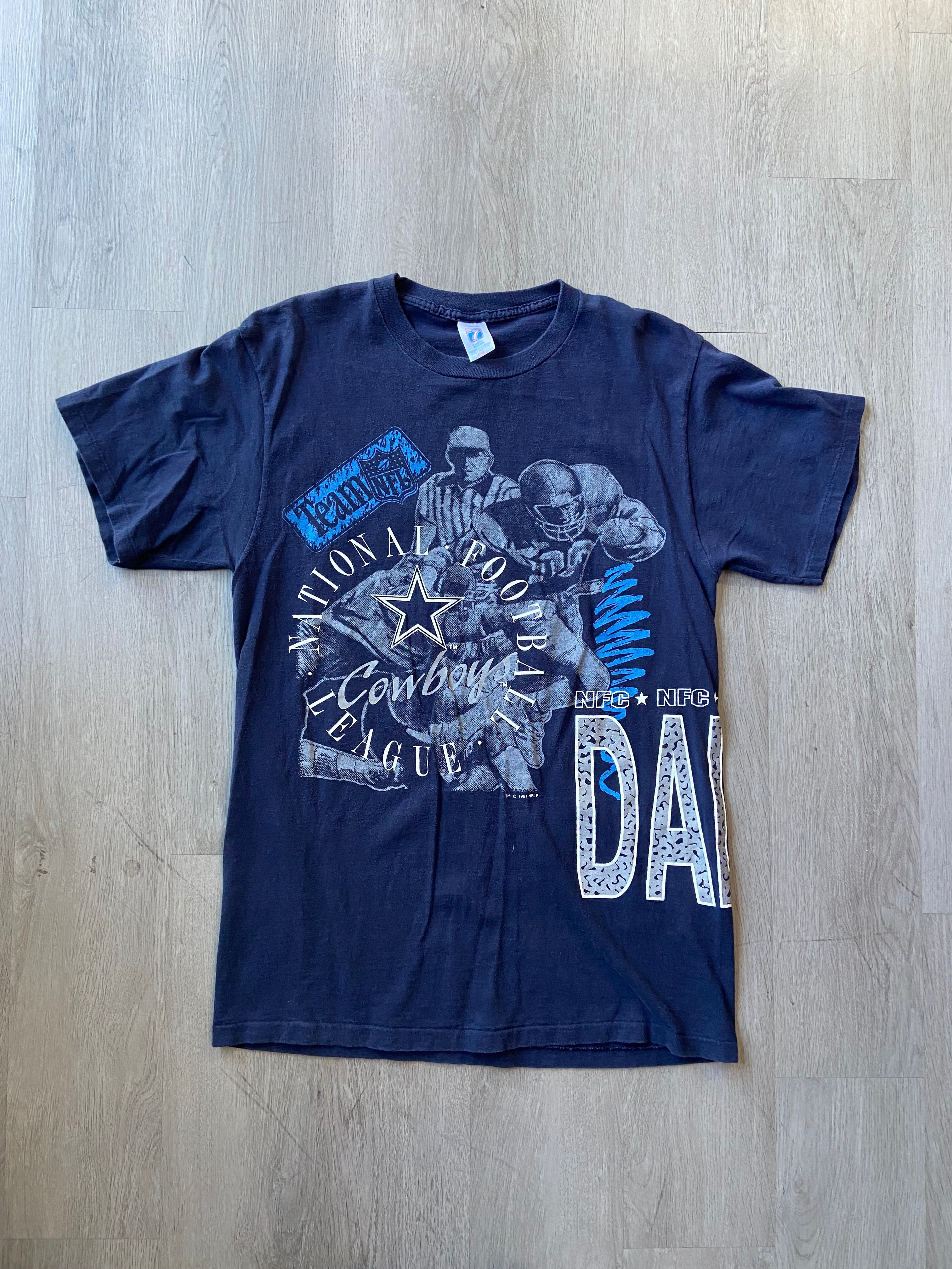 Vintage 1991 Dallas Cowboys AOP Tee