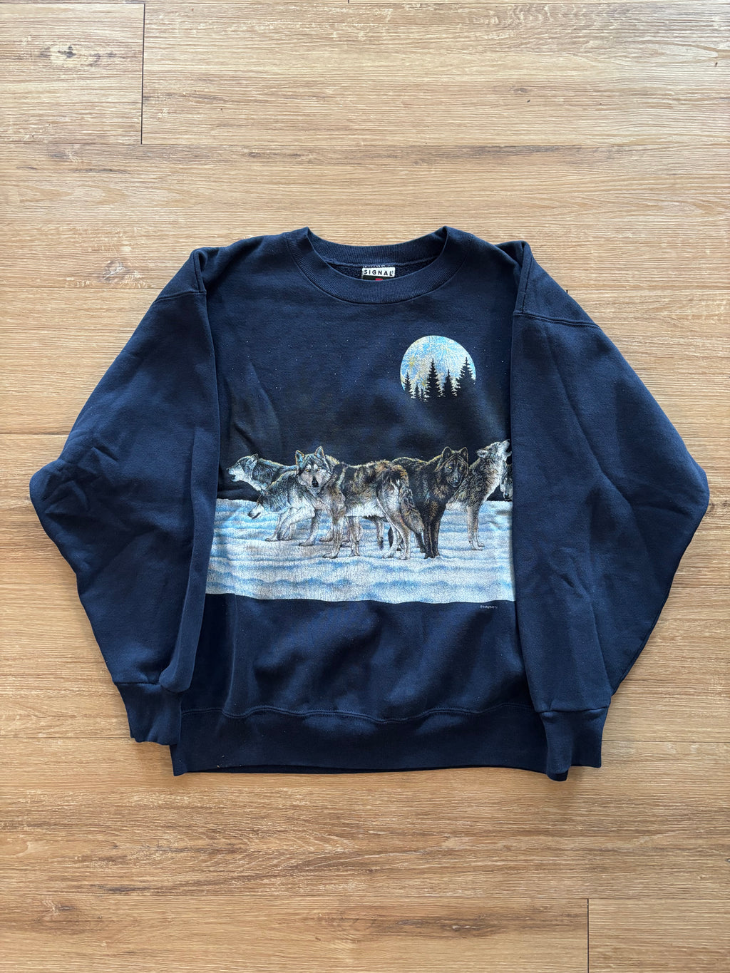 Vintage 1990s Wolf Pack Sweatshirt