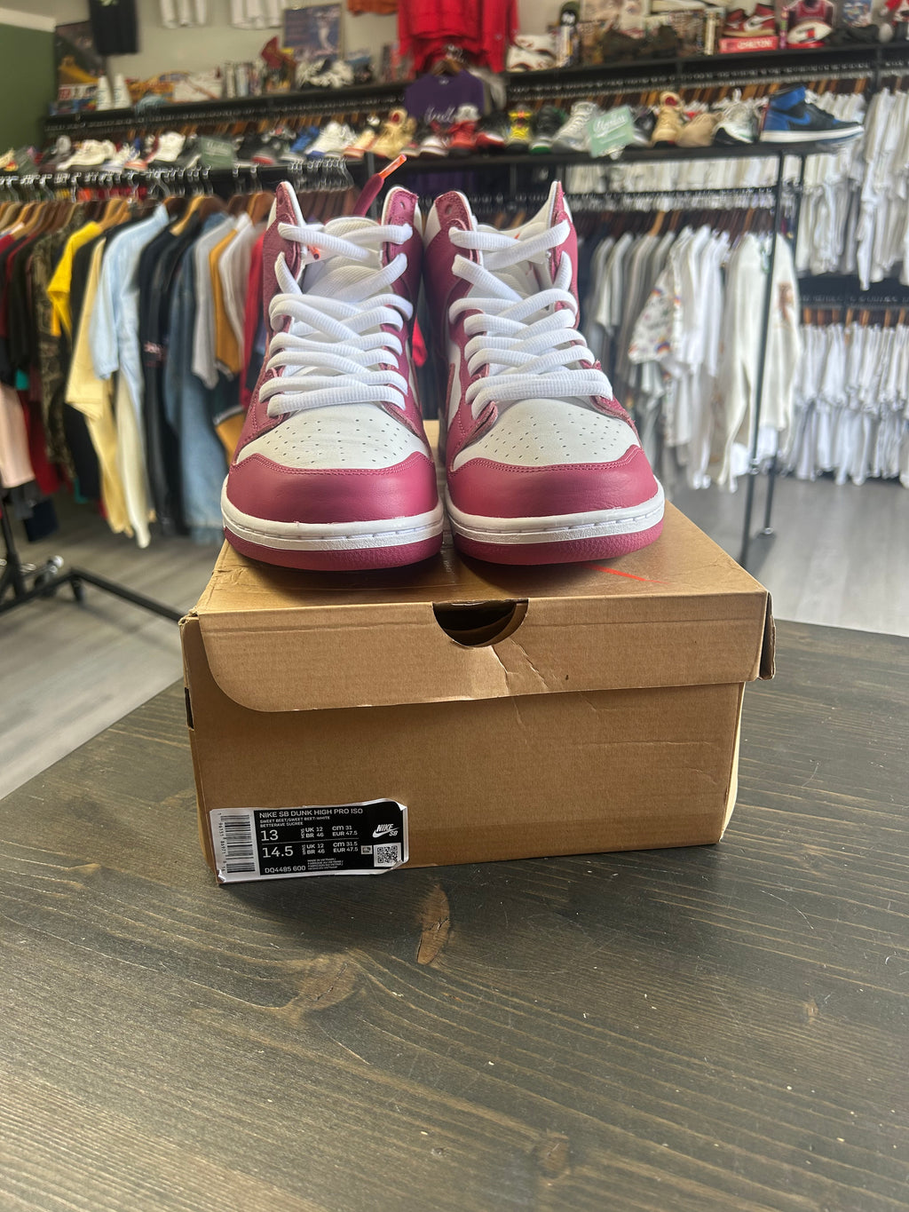 Pre Owned Nike SB Dunk High Pro Orange Label