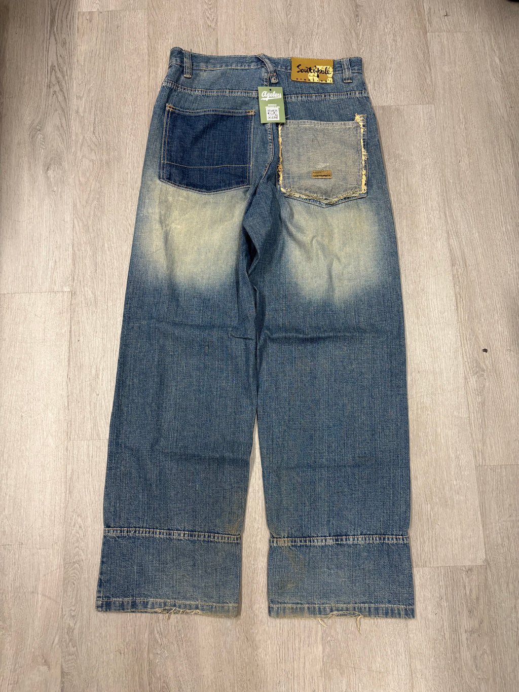 Y2K Southpole Wide Leg Blue Denim Jeans