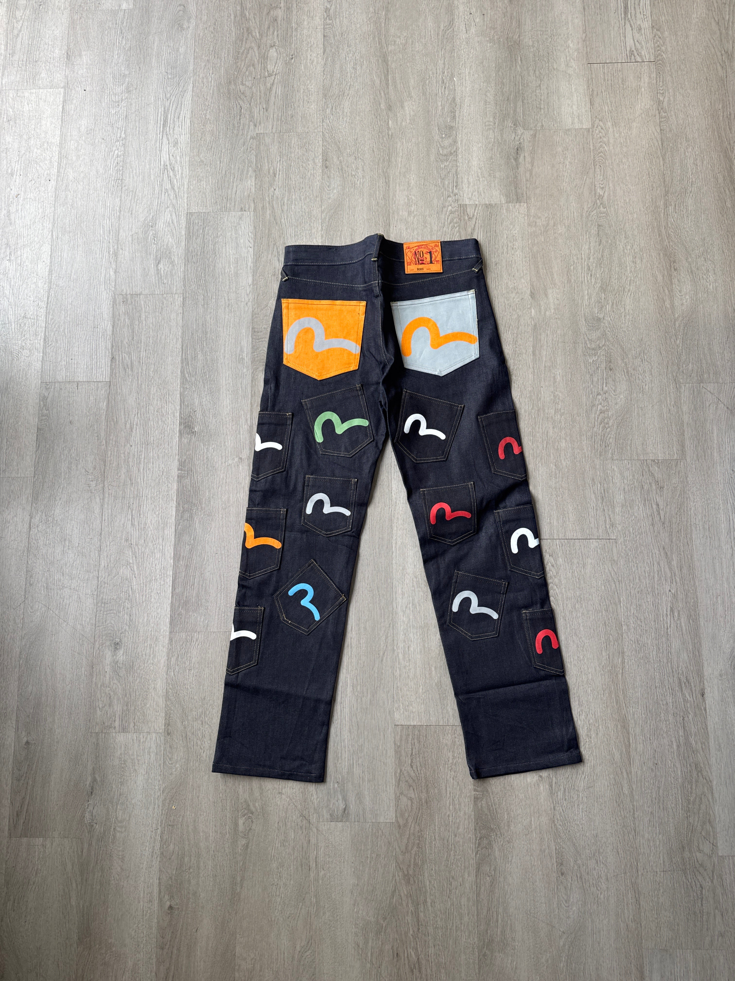 Evisu Japanese Multi Pocket Denim Jeans