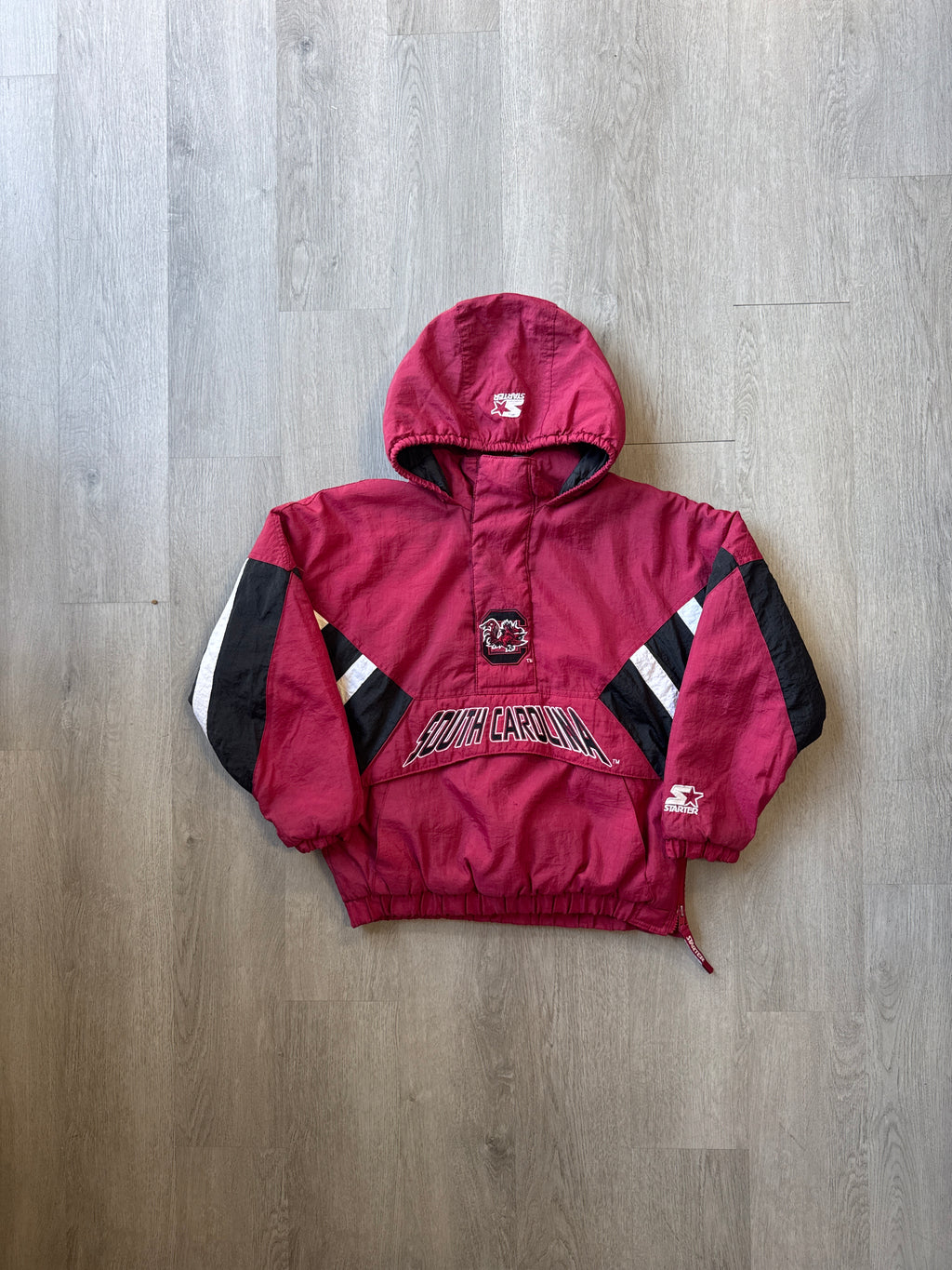Vintage 90s Youth Starter University Of South Carolina Gamecocks Puffer Jacket