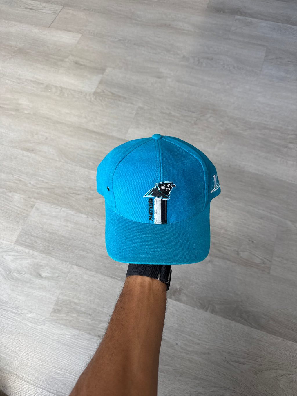 Vintage Logo Athletic Pro Line Carolina Panthers Strap Back Hat