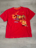 Vintage Red Request Jeans Y2K All Over Print Graphic Tee