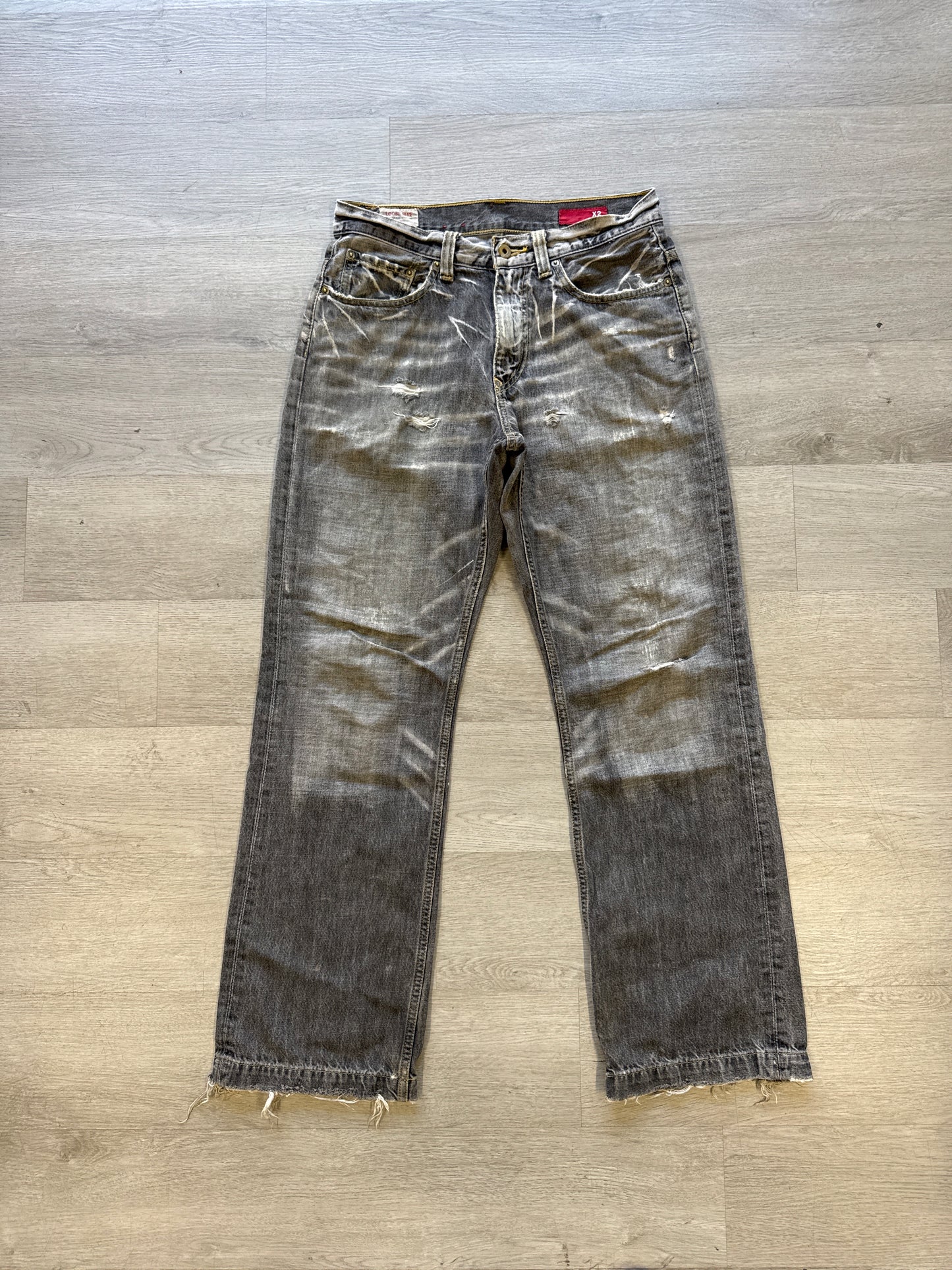 Vintage Y2K X2 Distressed Denim Jeans