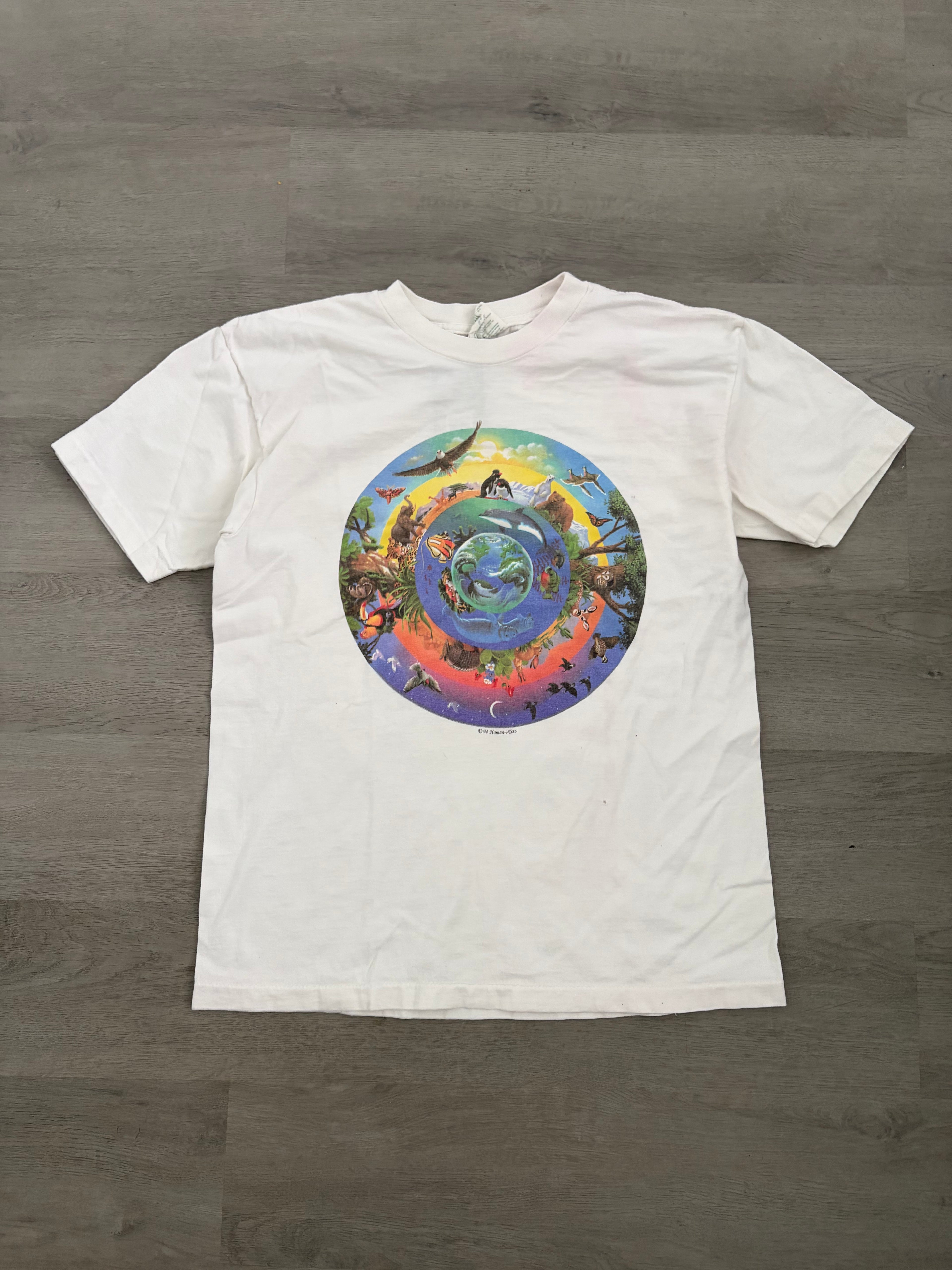 Vintage Earth Spiral Nature Tee