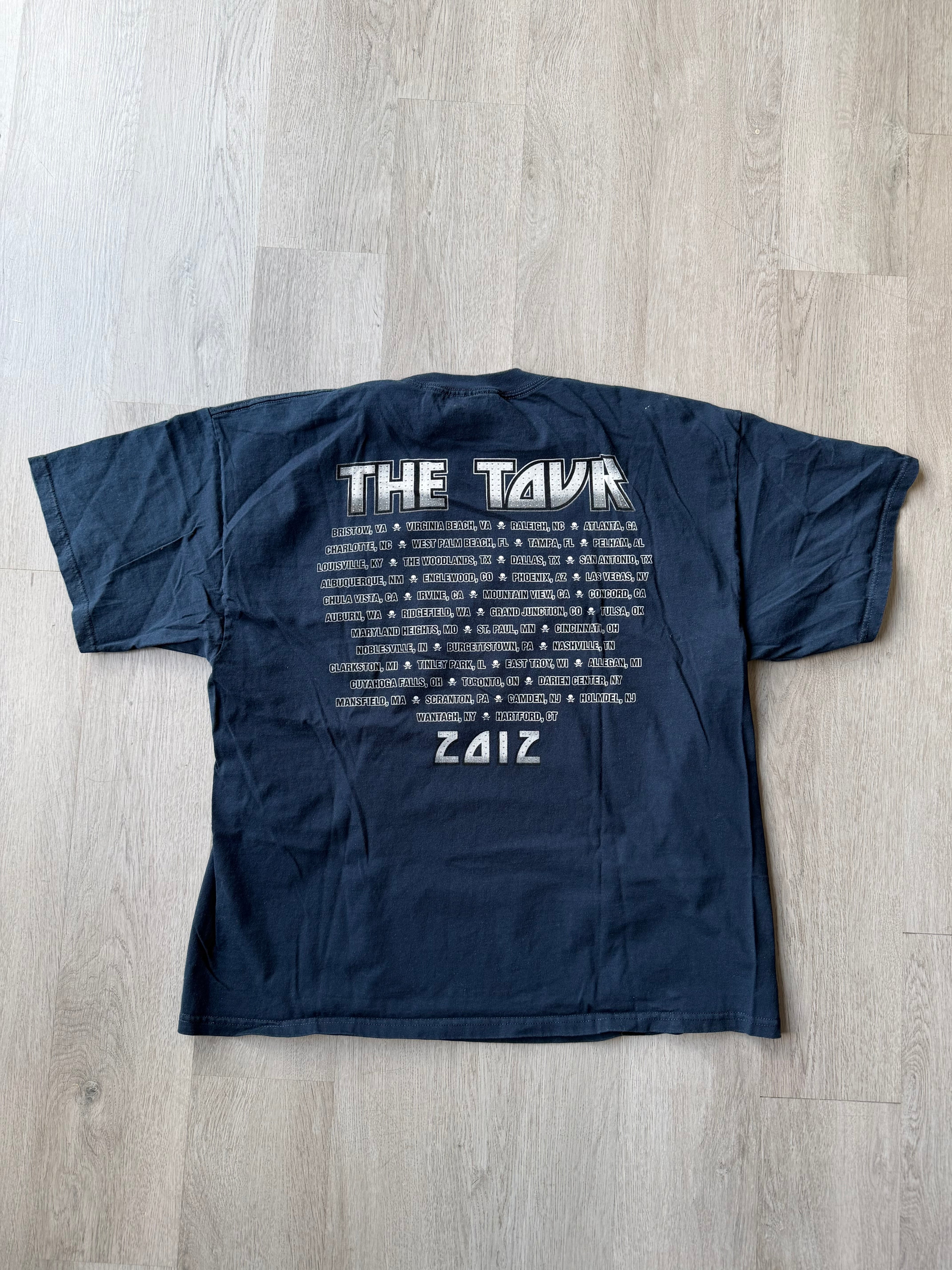 Kiss The Tour Skull Tee