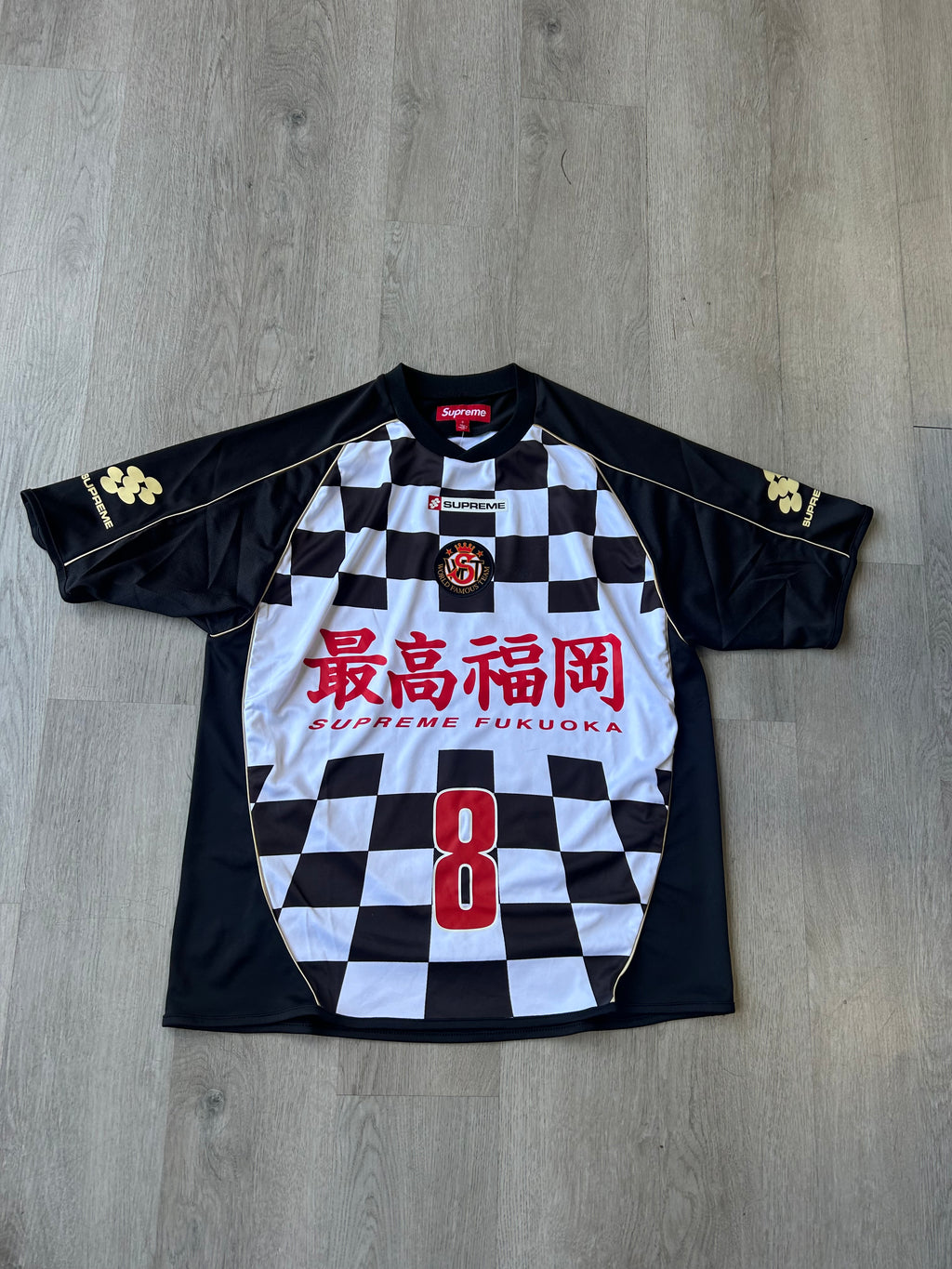Supreme Japan Checkerboard Soccer Jersey