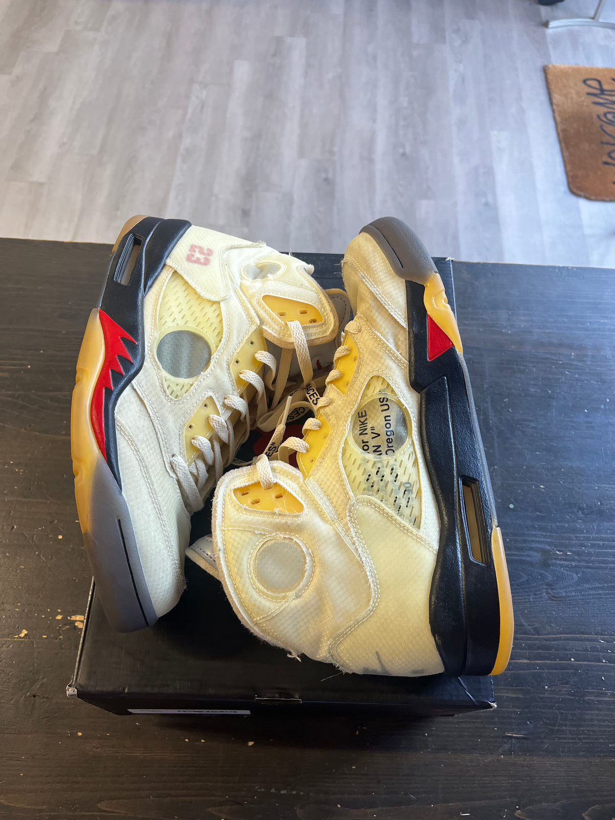 Pre-Owned Jordan 5 Retro Off-White Sail