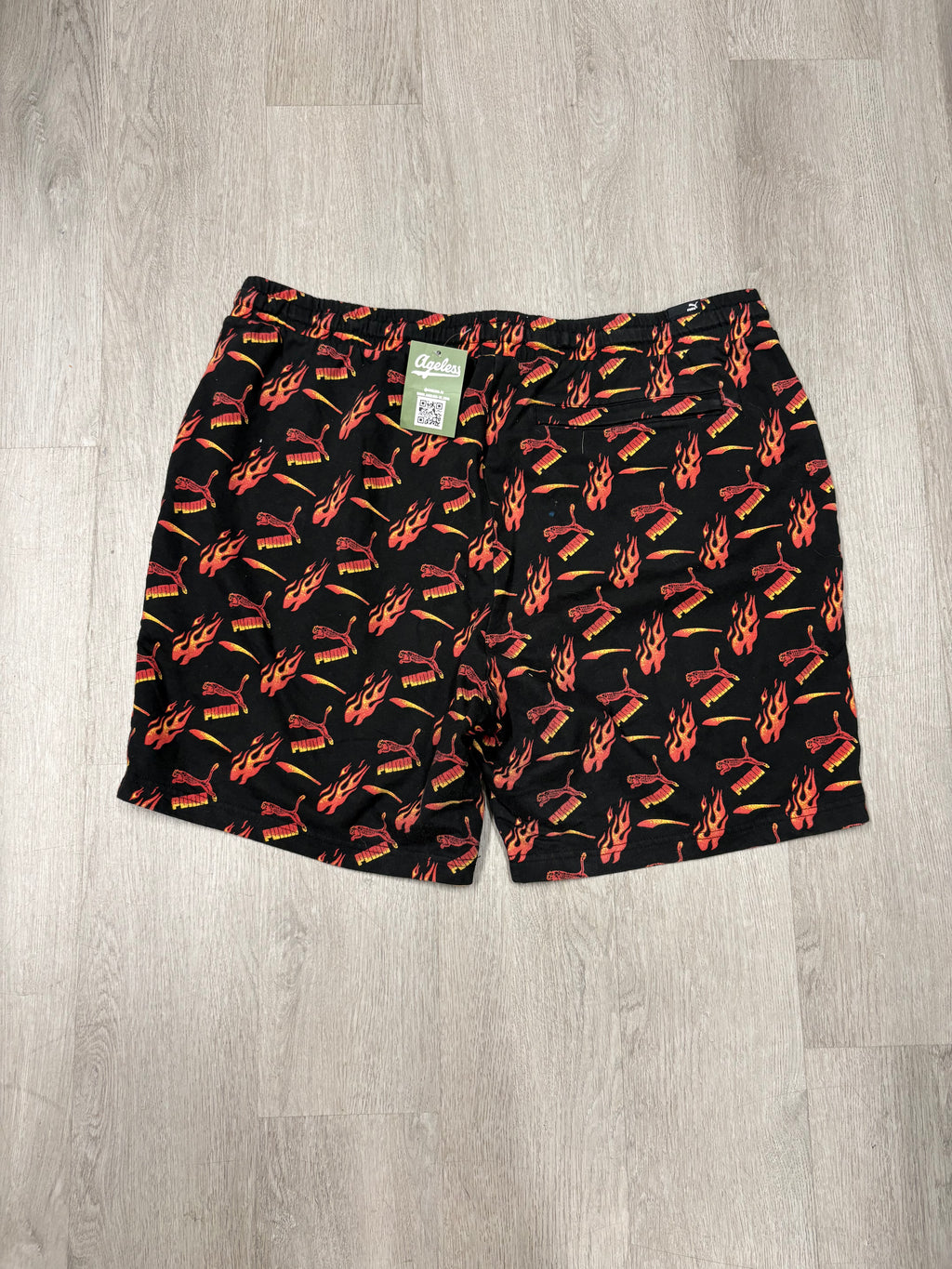 Y2K Puma Flame Athletic Shorts