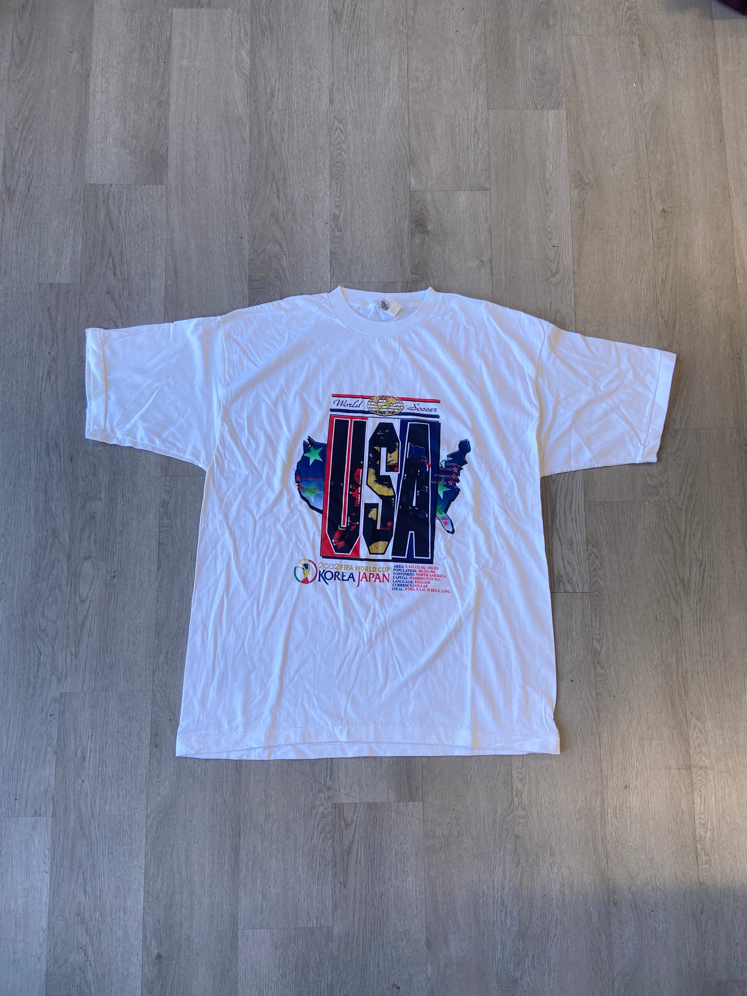 2002 FIFA World Cup Korea Japan USA Tee