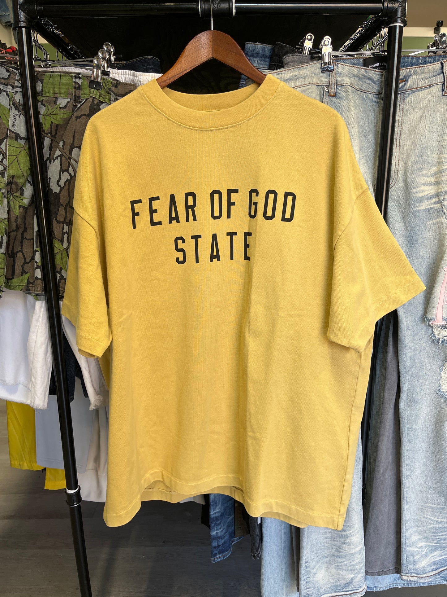 Essentials Fear Of God State Amber Tee