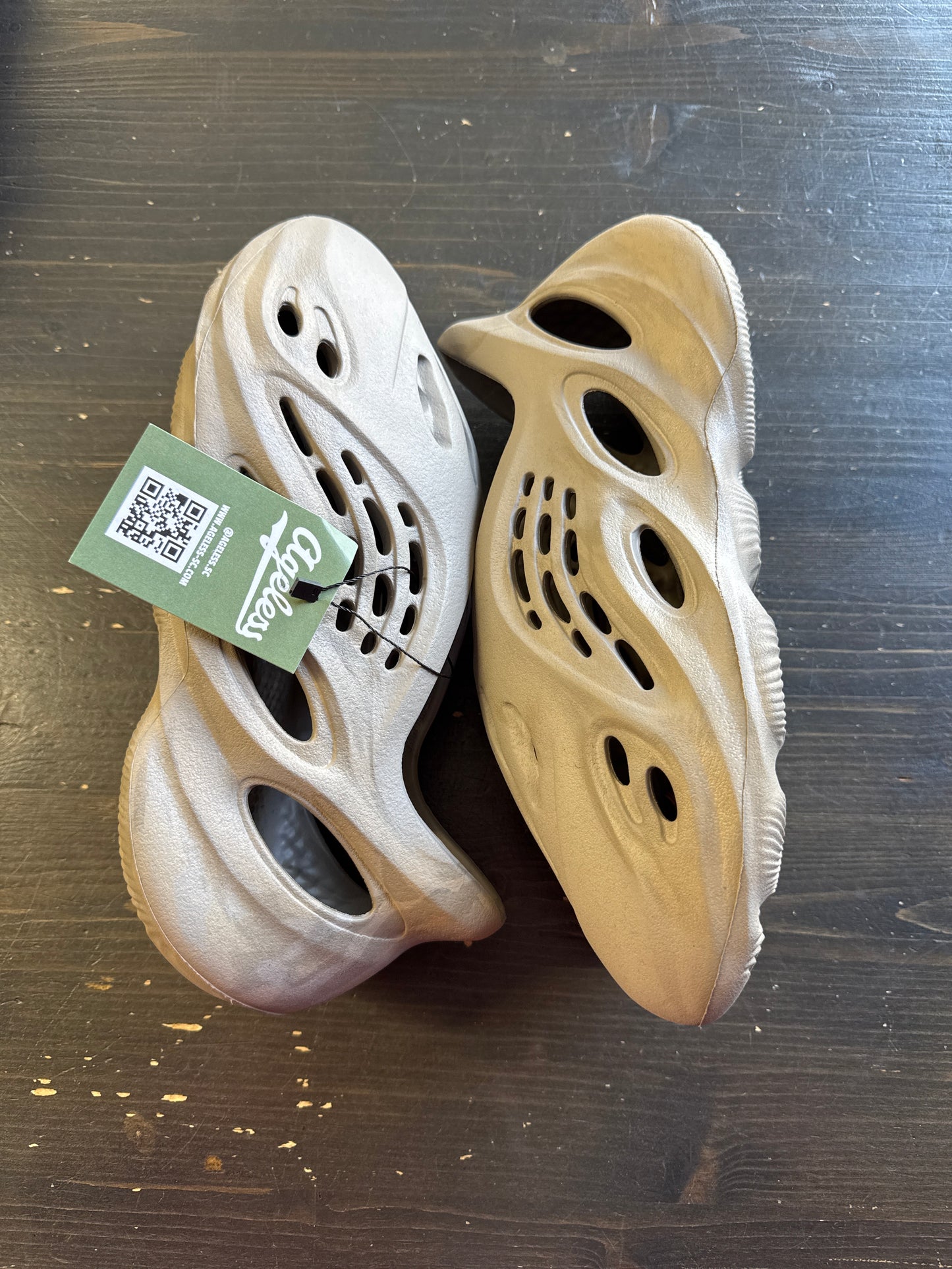 Pre-owed Adidas Yeezy Foam Rnnr Stone Sage