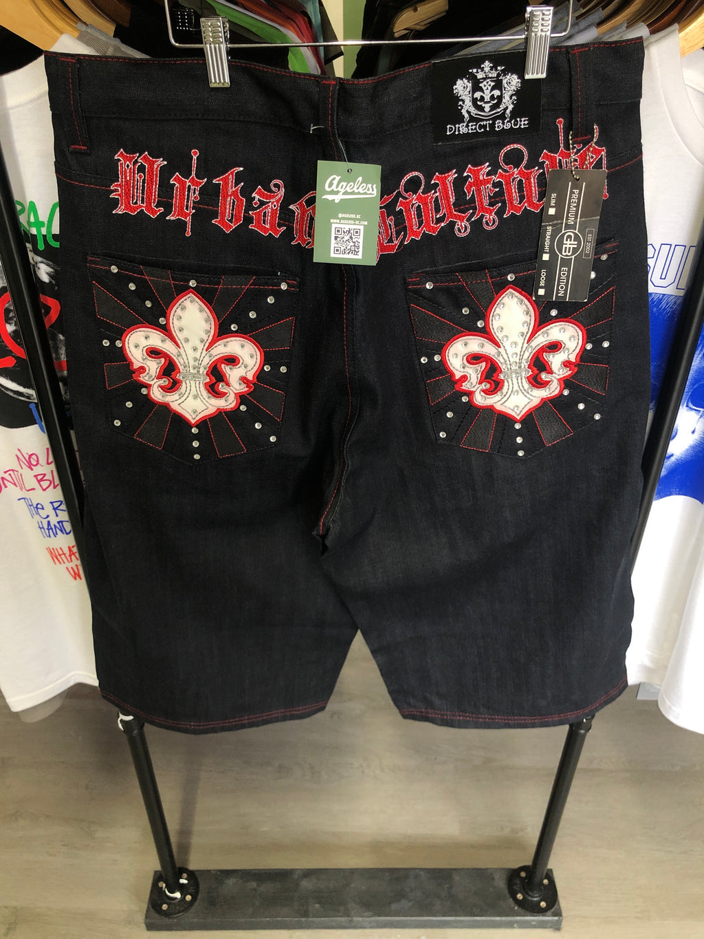 Direct Blue Jean Shorts