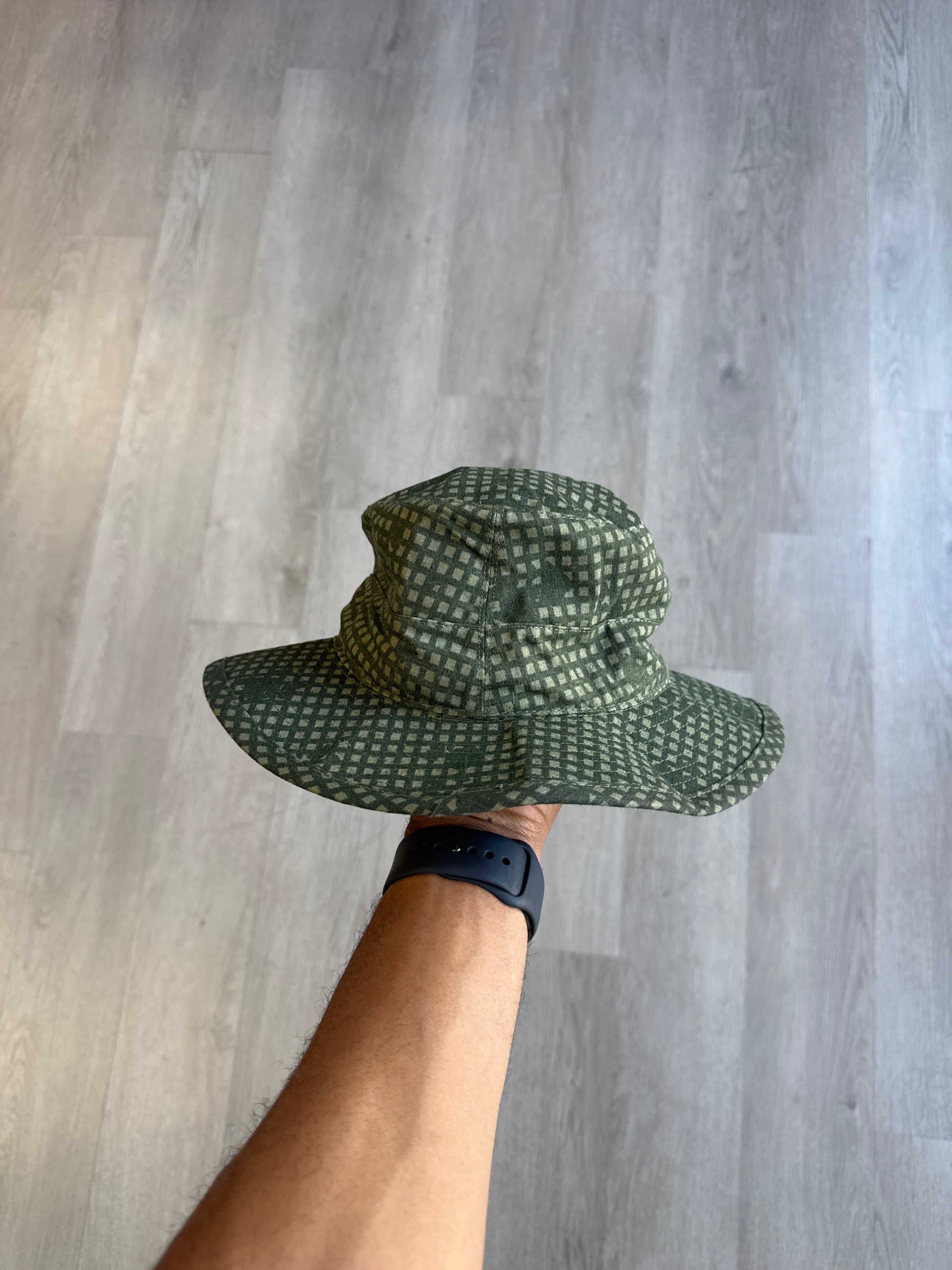 Vintage 90s U.S. Military Type II Woodland Camo Boonie Bucket Hat
