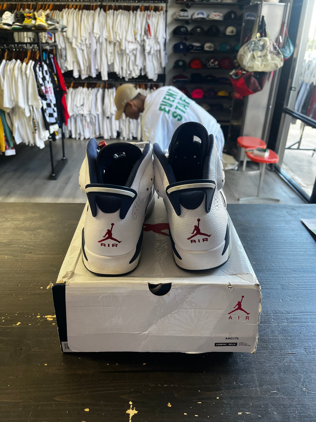 Pre-Owned Jordan 6 Retro Olympic (2024)