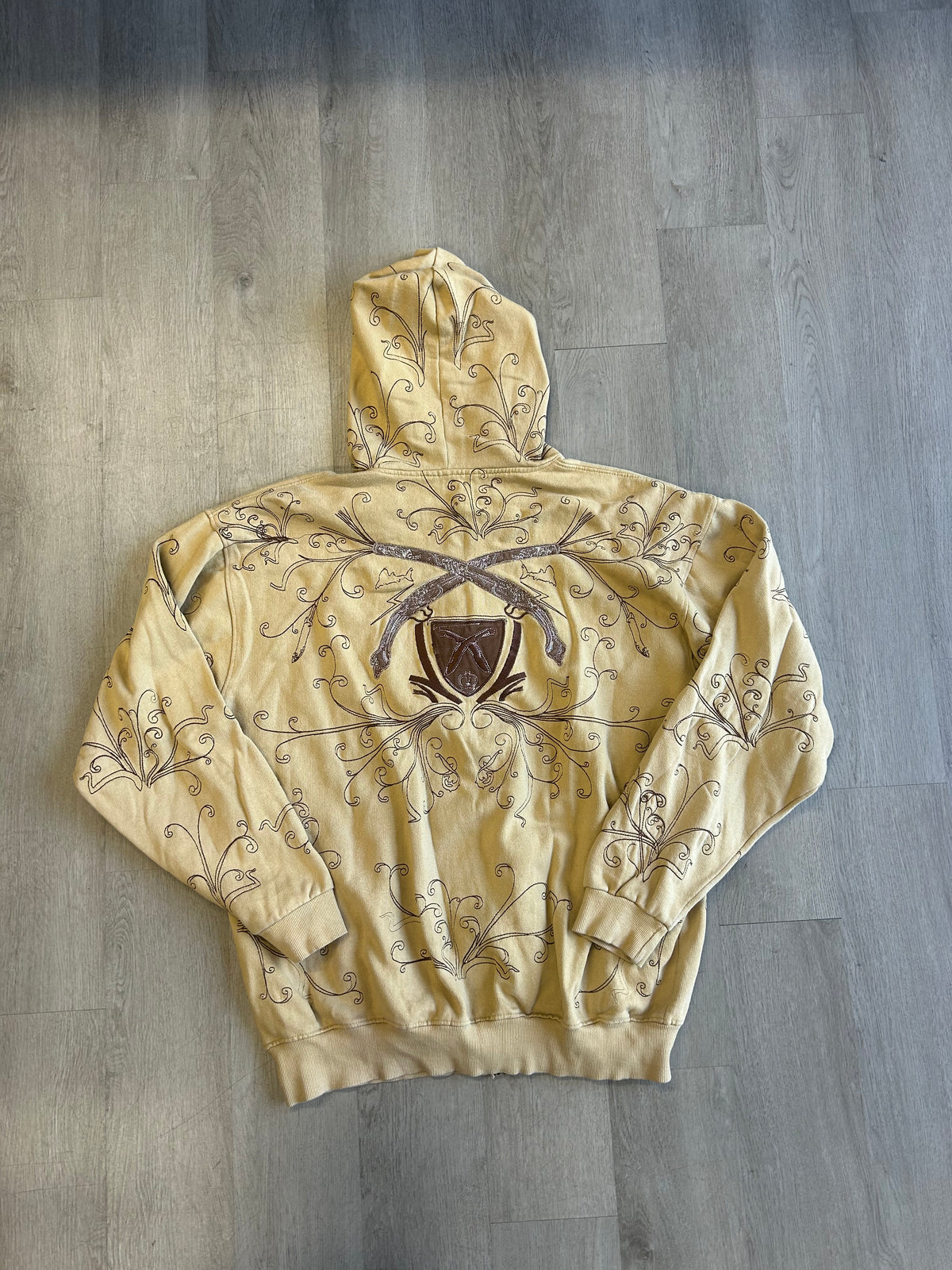 Y2K Evolution Floral Zip Up Hoodie