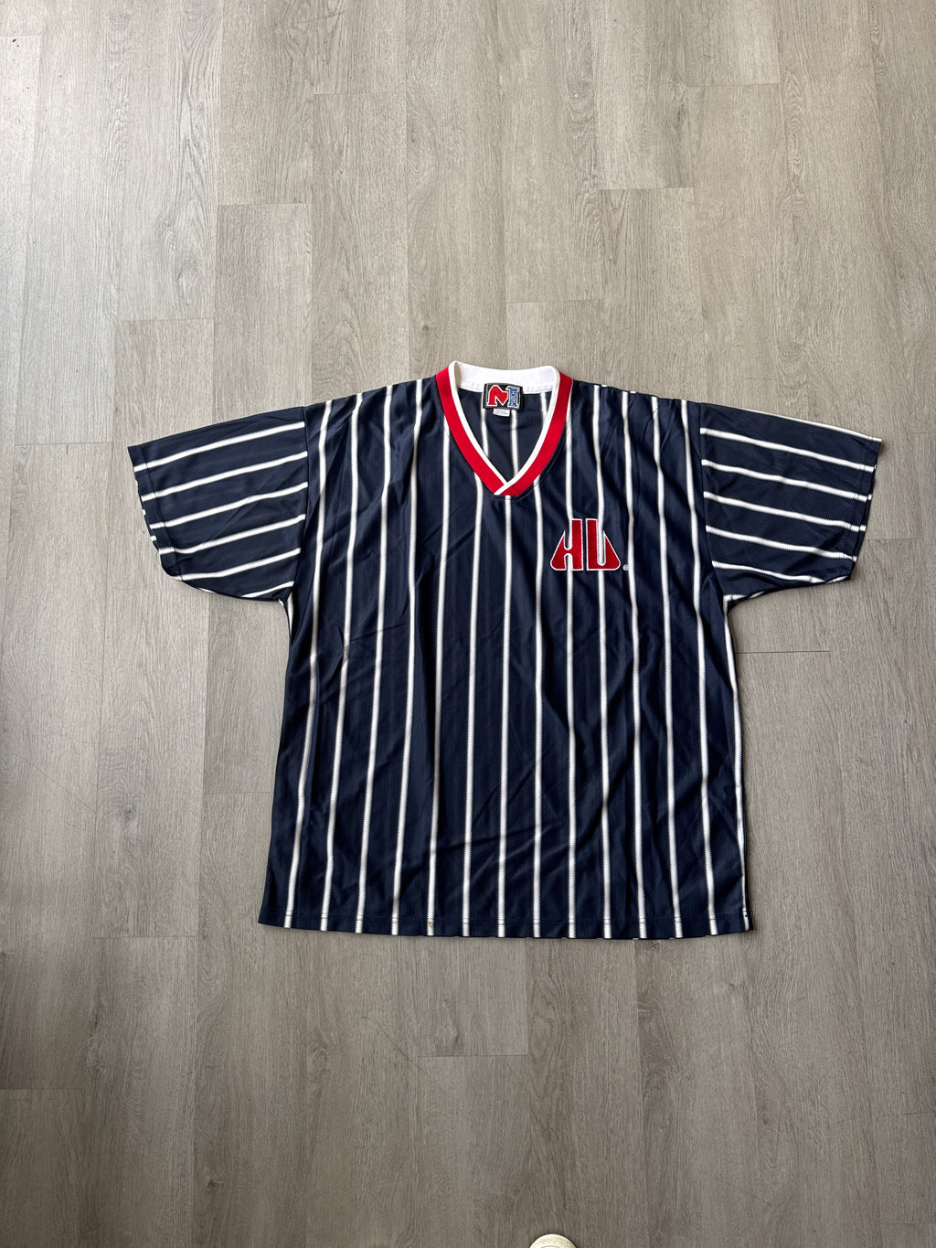 Vintage Match 1 Howard University Bison Striped Jersey