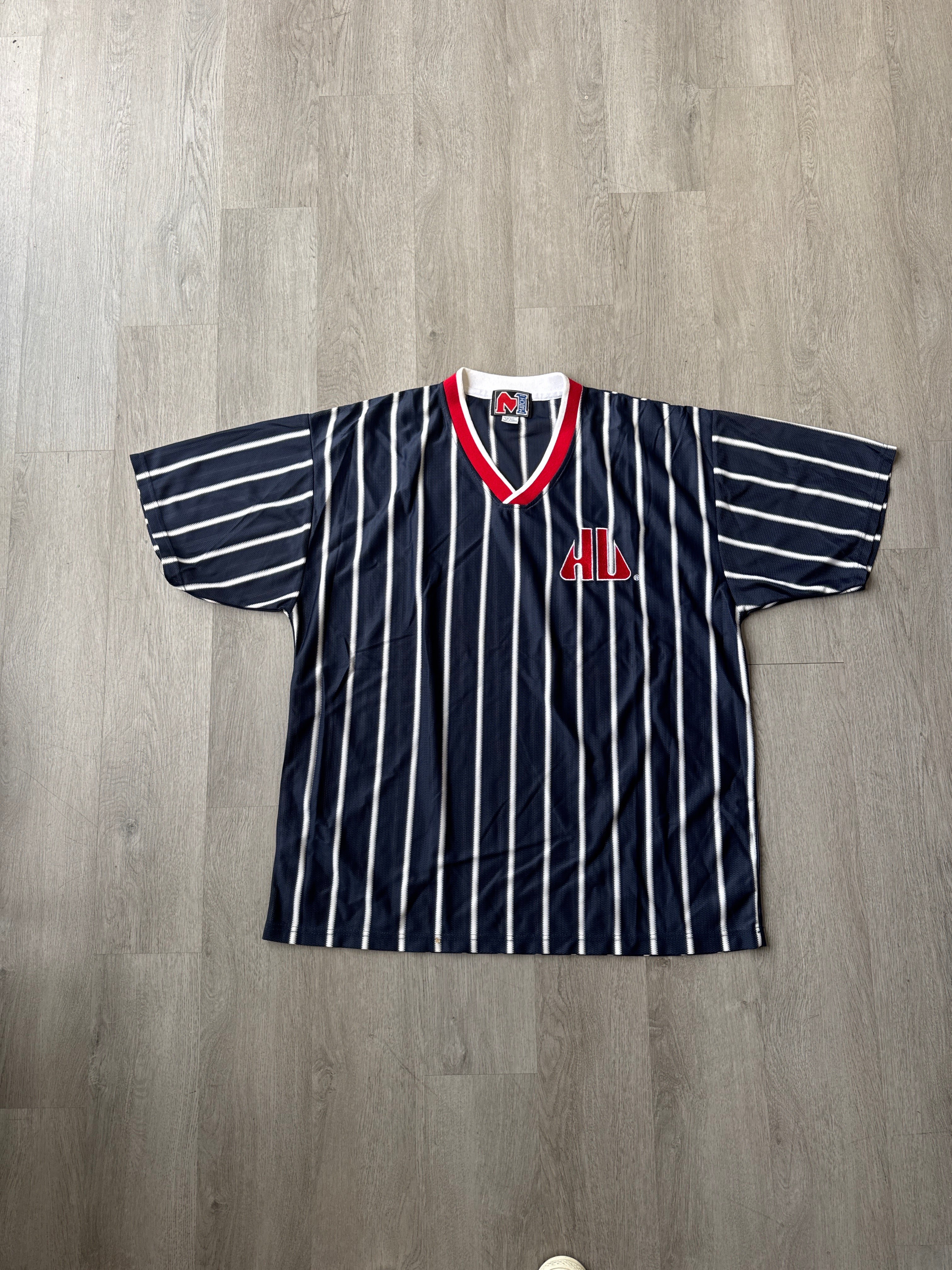Vintage Match 1 Howard University Bison Striped Jersey