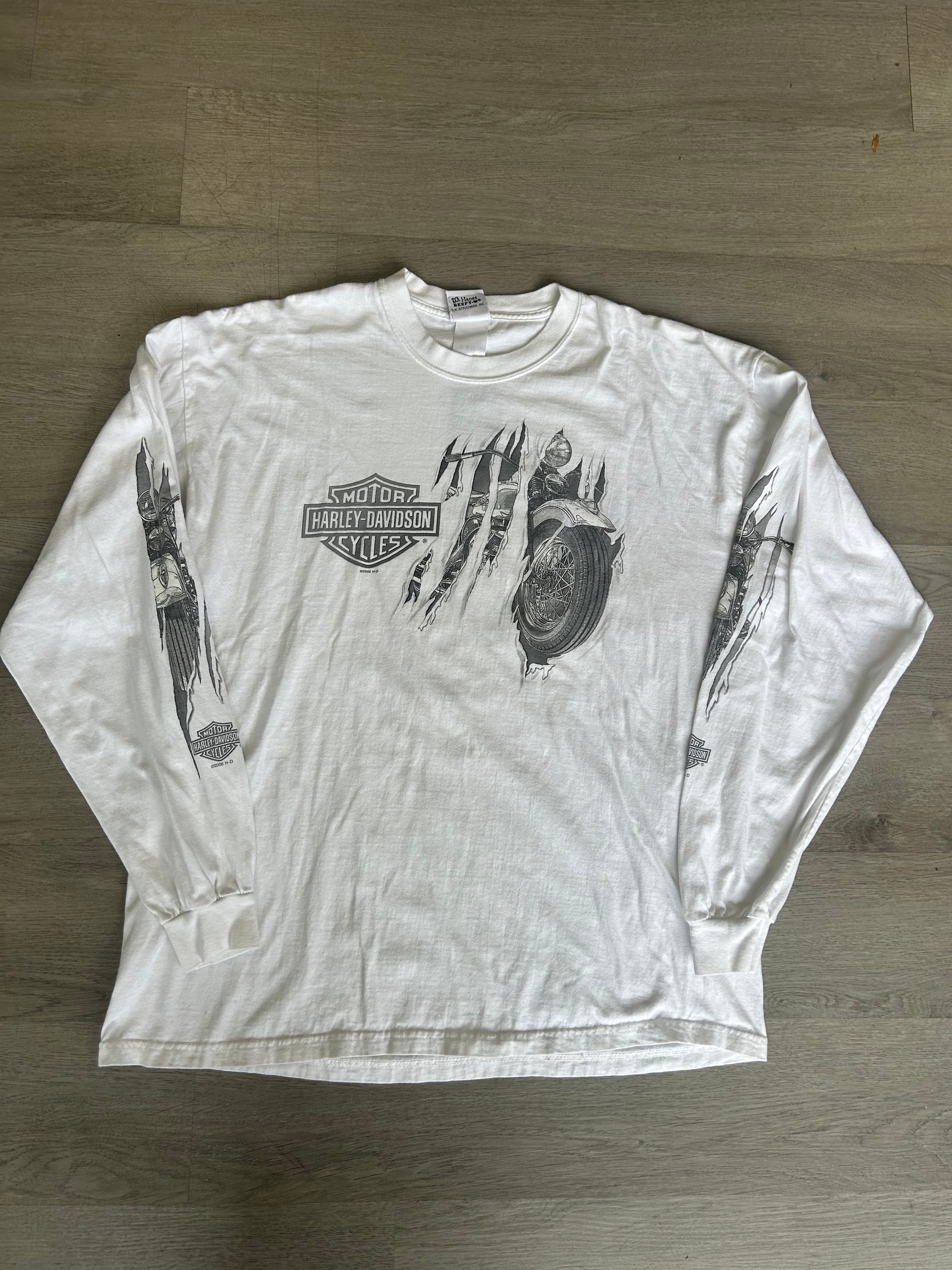 Vintage Harley Davidson Colorado  Springs Longsleeve Tee
