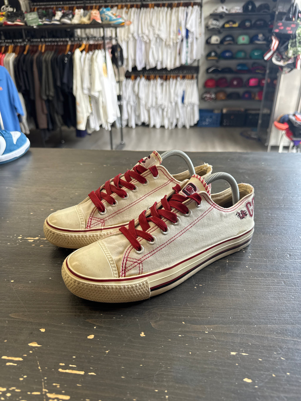 Vintage University Of South Carolina Gamecocks Canvas Converse Style Shoes