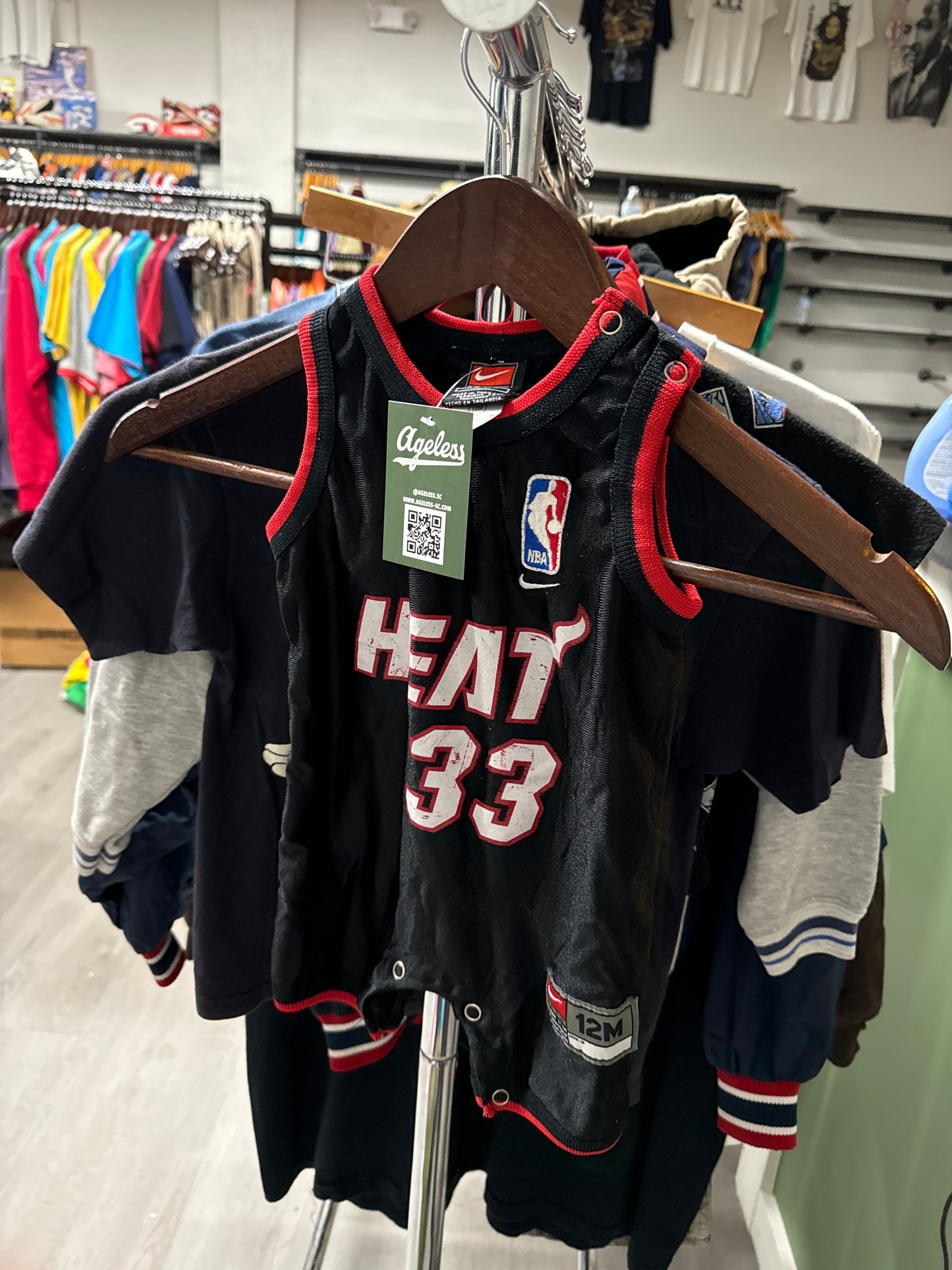 Youth Vintage Nike Miami Heat #33 Jersey