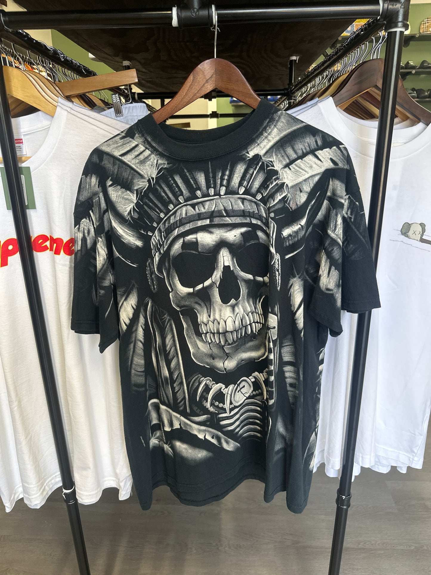 Vintage Native American Skull Tee