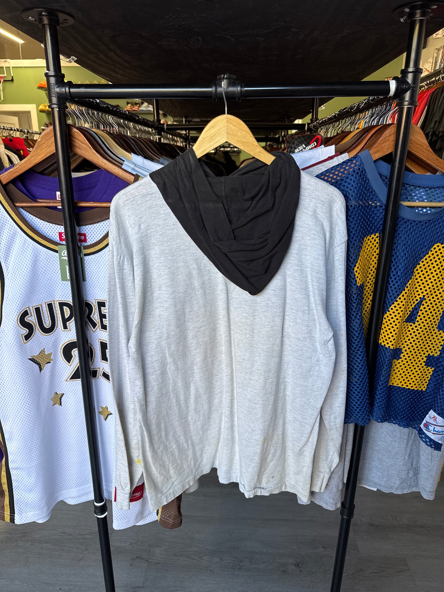 Vintage 1993 The University Of South Carolina Gamecocks Hooded Long Sleeve