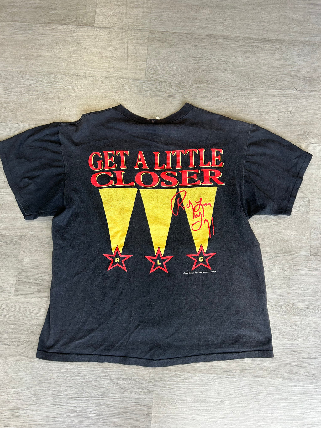 Vintage 1993 Ricky Lynn Gregg Music City Tour Tee