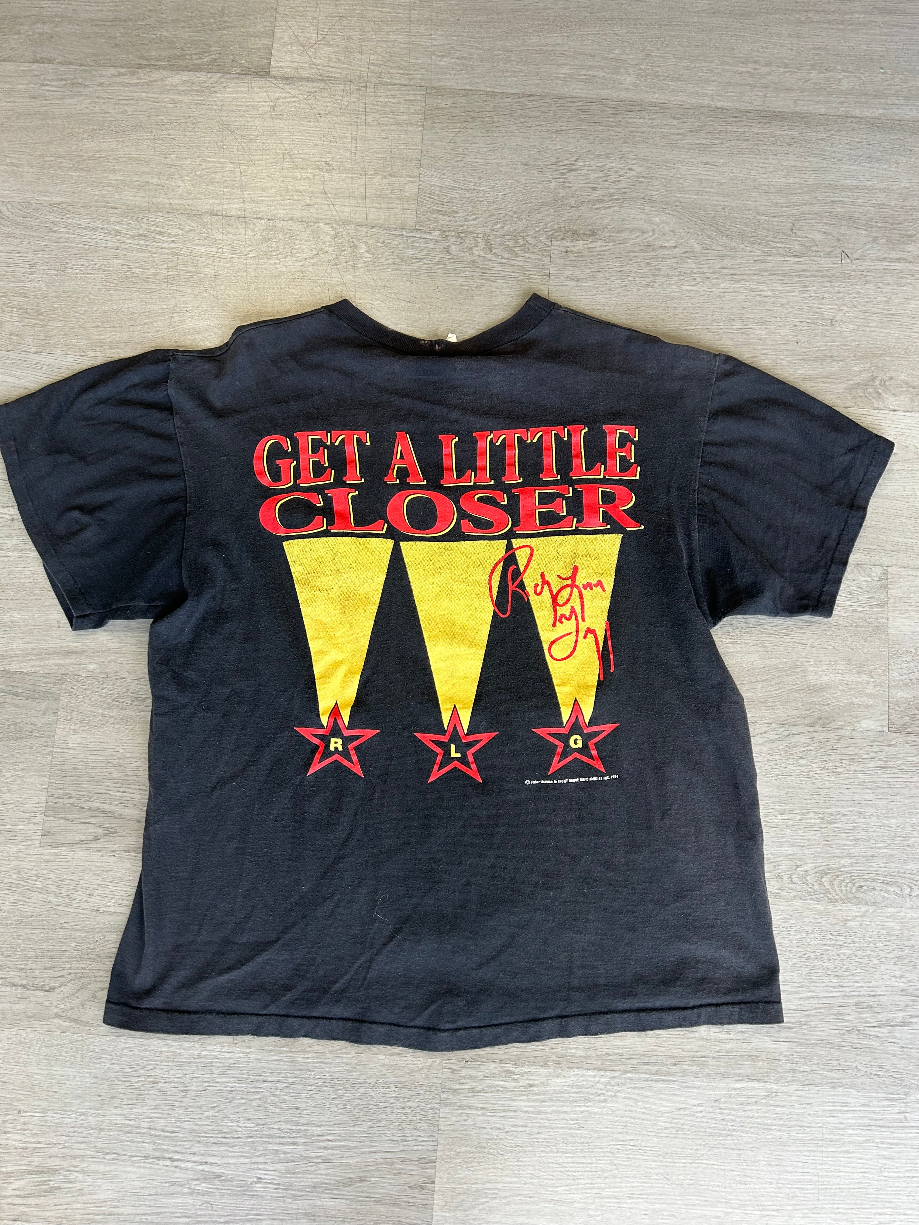 Vintage 1993 Ricky Lynn Gregg Music City Tour Tee