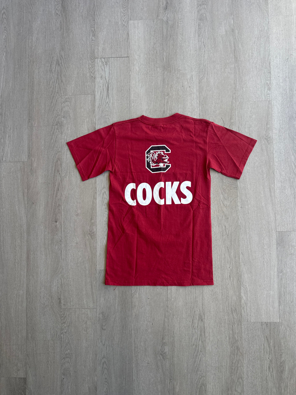 Vintage 90s University Of South Carolina Gamecocks Cocks Helmet Tee