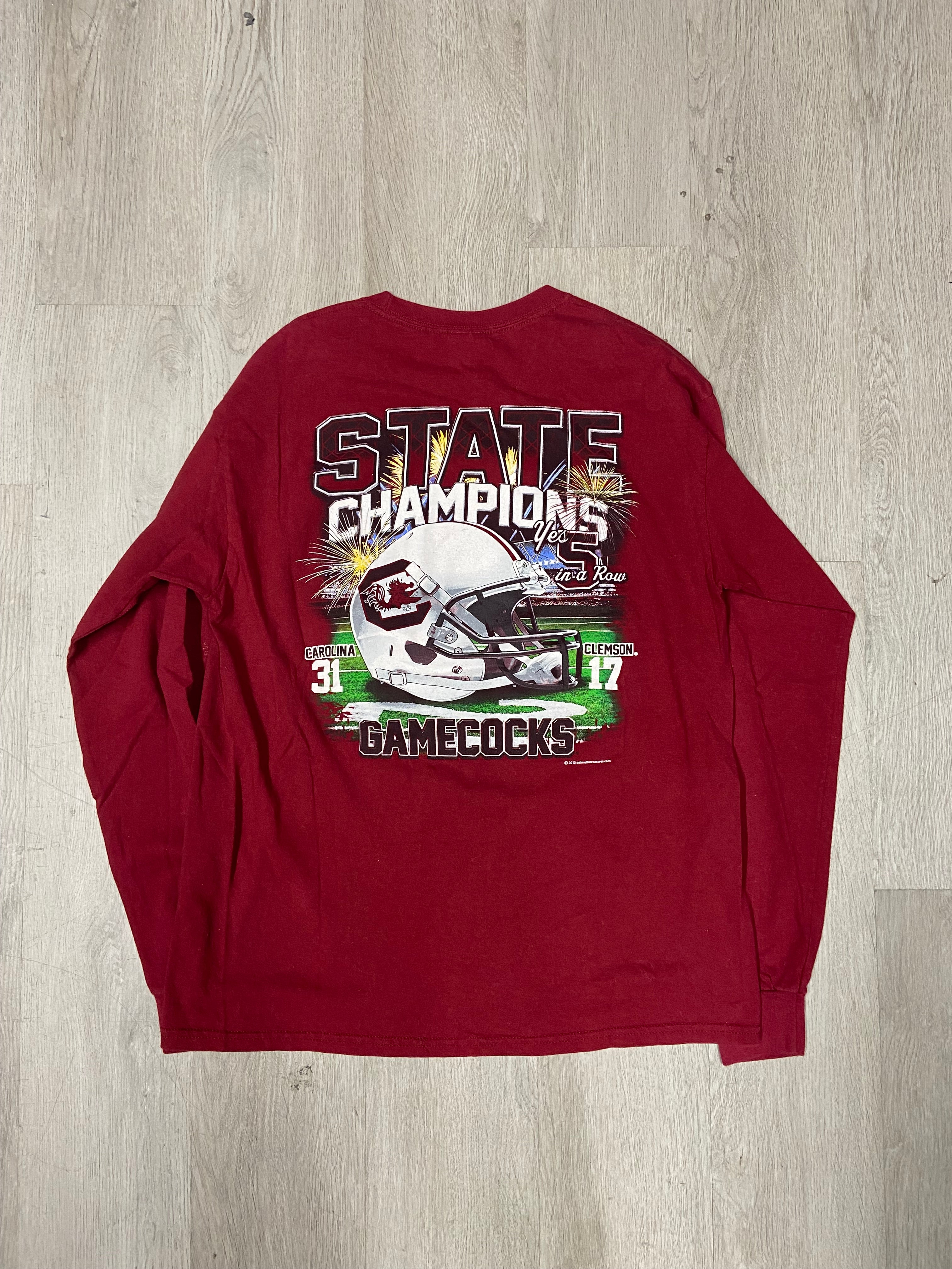 University of South Carolina State Champions ‘5 In A Row’ Longsleeve Tee