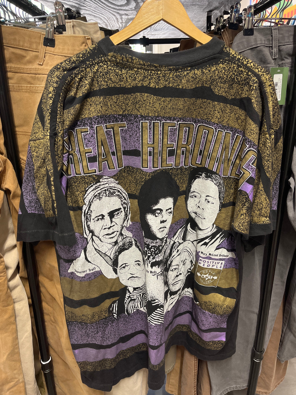 Vintage Positive People Great Heroines Tee