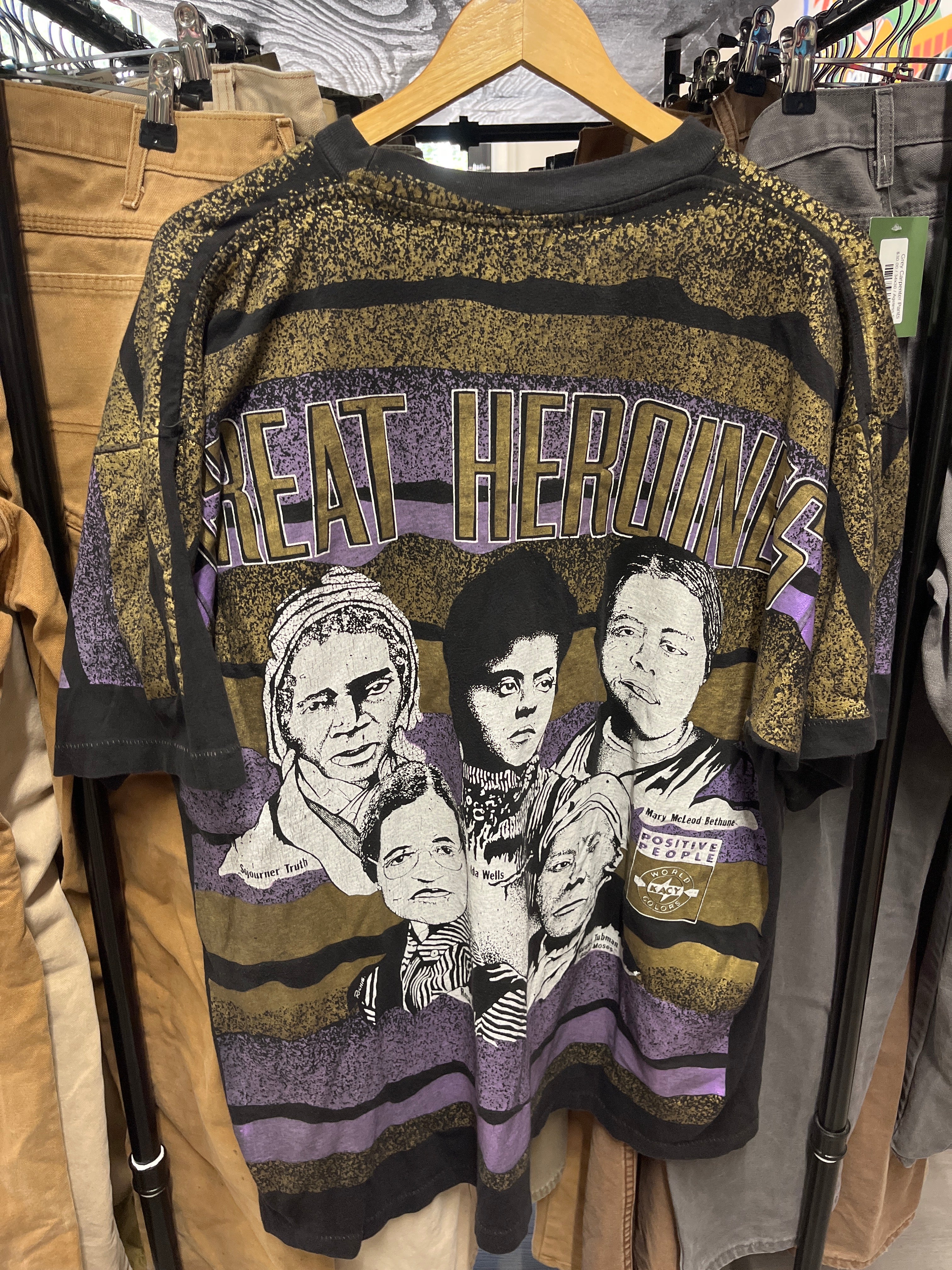 Vintage Positive People Great Heroines Tee