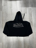 Women’s Von Dutch Bedazzled Cropped Hoodie