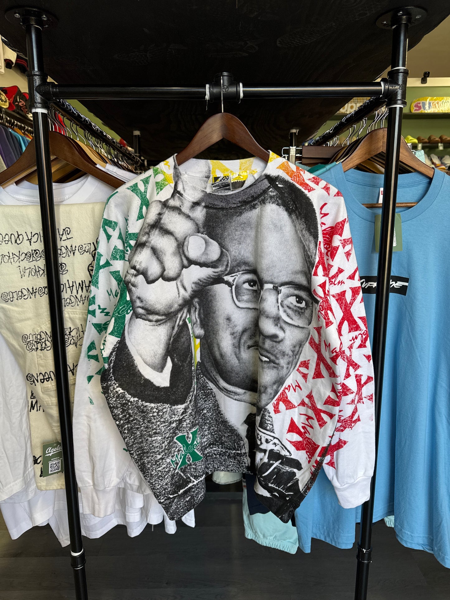 Vintage Malcolm X AOP Sweatshirt