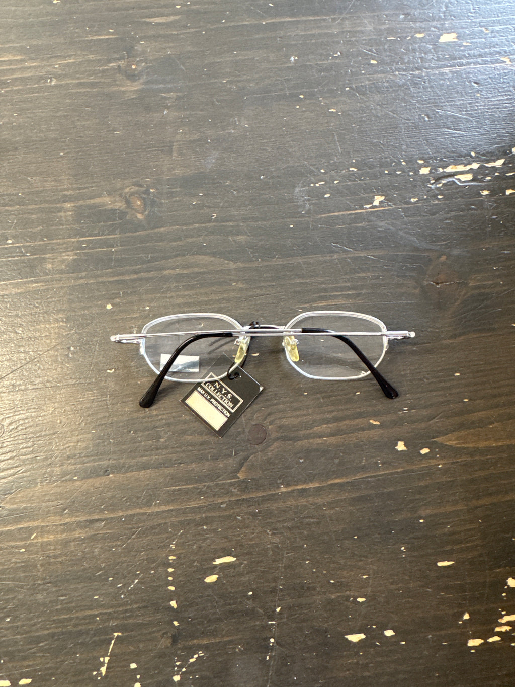 Vintage 90s Sun Ban Half Rim Metal Glasses