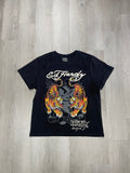 Black Ed Hardy Double Tiger Tee